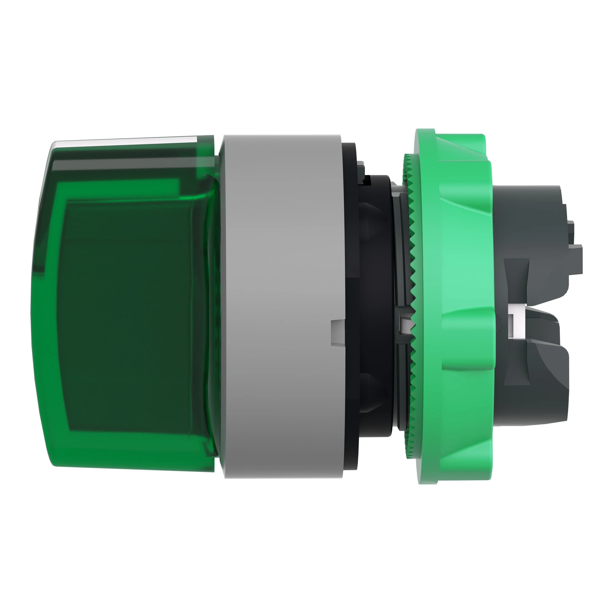 Schneider Electric ZB5AK1333C0 Illuminated selector switch, front element, Harmony XB5, plastic, 22mm, green, for universal LED, 3 positions, latching (img_007)