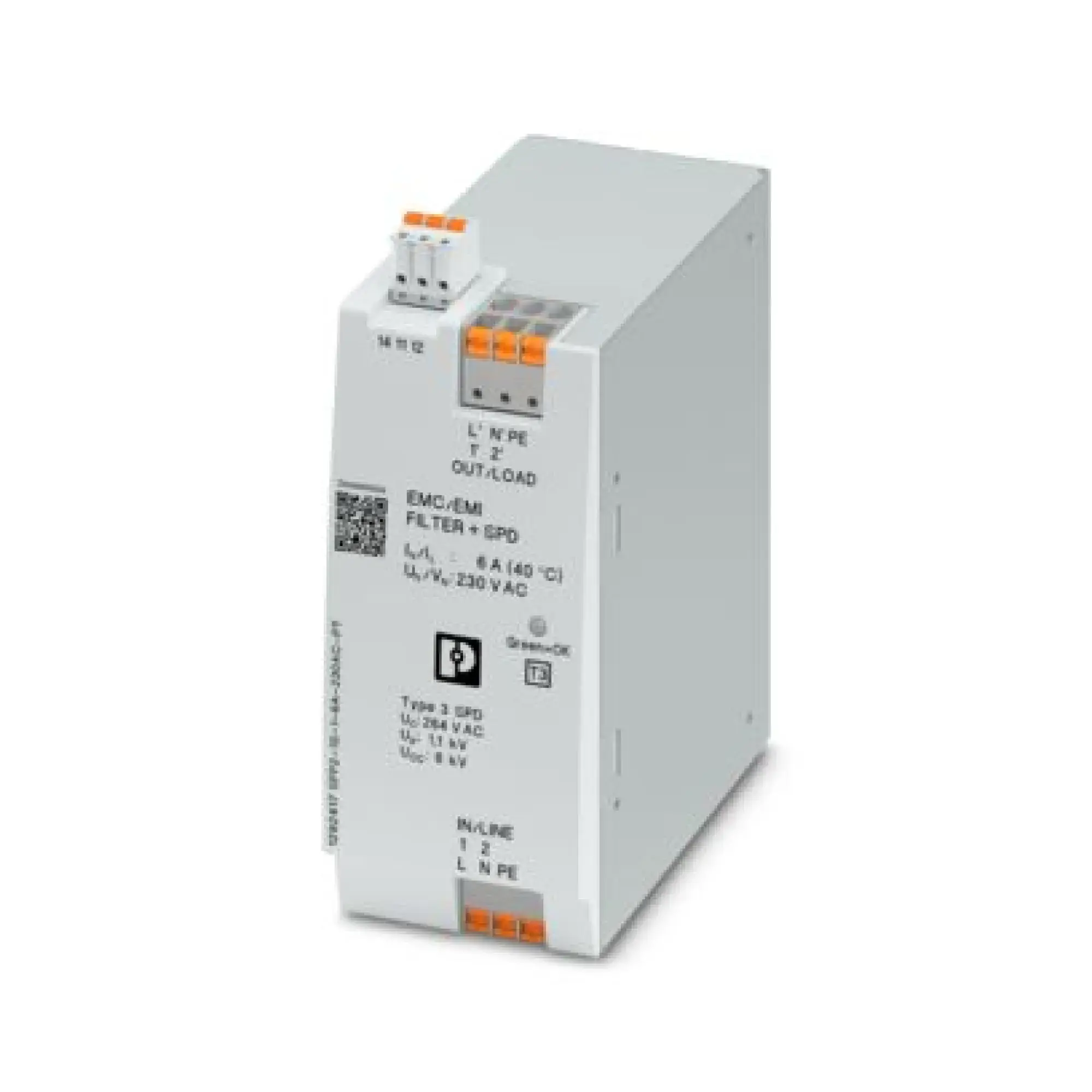 Phoenix Contact 1292417 EMC filter surge protection device SFP2-1S-1-6A-230AC-PT (img_001) Phoenix Contact 1292417 EMC filter surge protection device SFP2-1S-1-6A-230AC-PT (img_001)