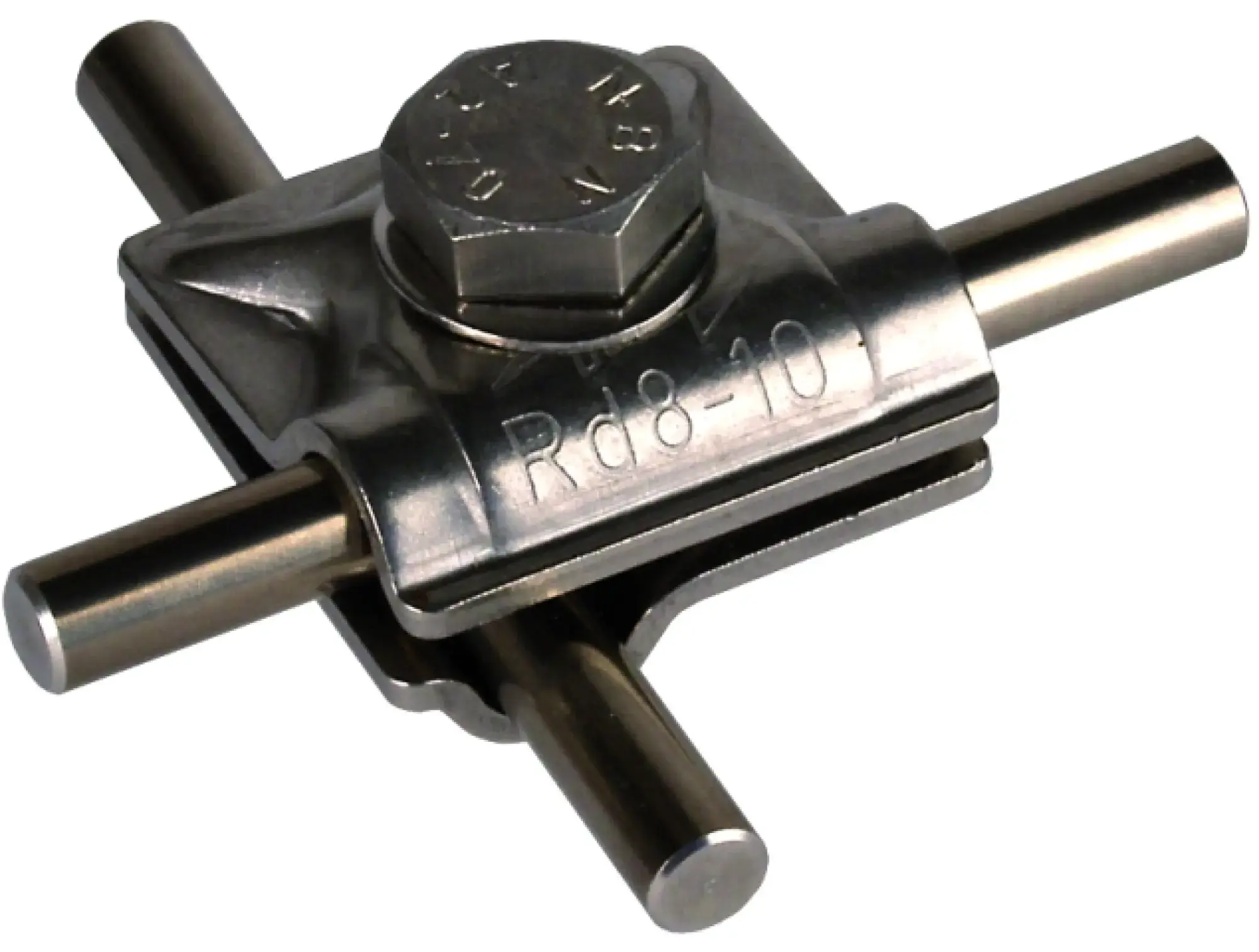 Dehn 390559 MV clamp StSt f. Rd 8-10mm with hexagon screw and spring washer (img_001)