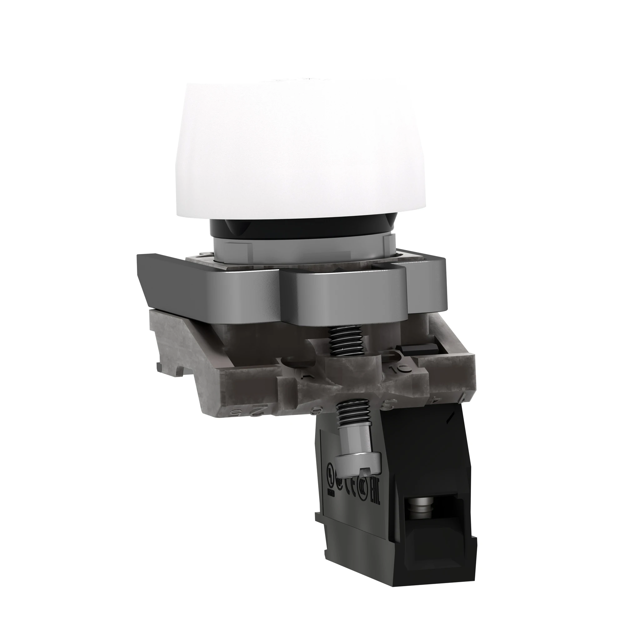 Schneider Electric XB4BPS11EX Push Button, Harmony XB4, Metal, 22mm, White, Momentary, with Protective Cover, 1S, ATEX (img_006) Schneider Electric XB4BPS11EX Push Button, Harmony XB4, Metal, 22mm, White, Momentary, with Protective Cover, 1S, ATEX (img_006)