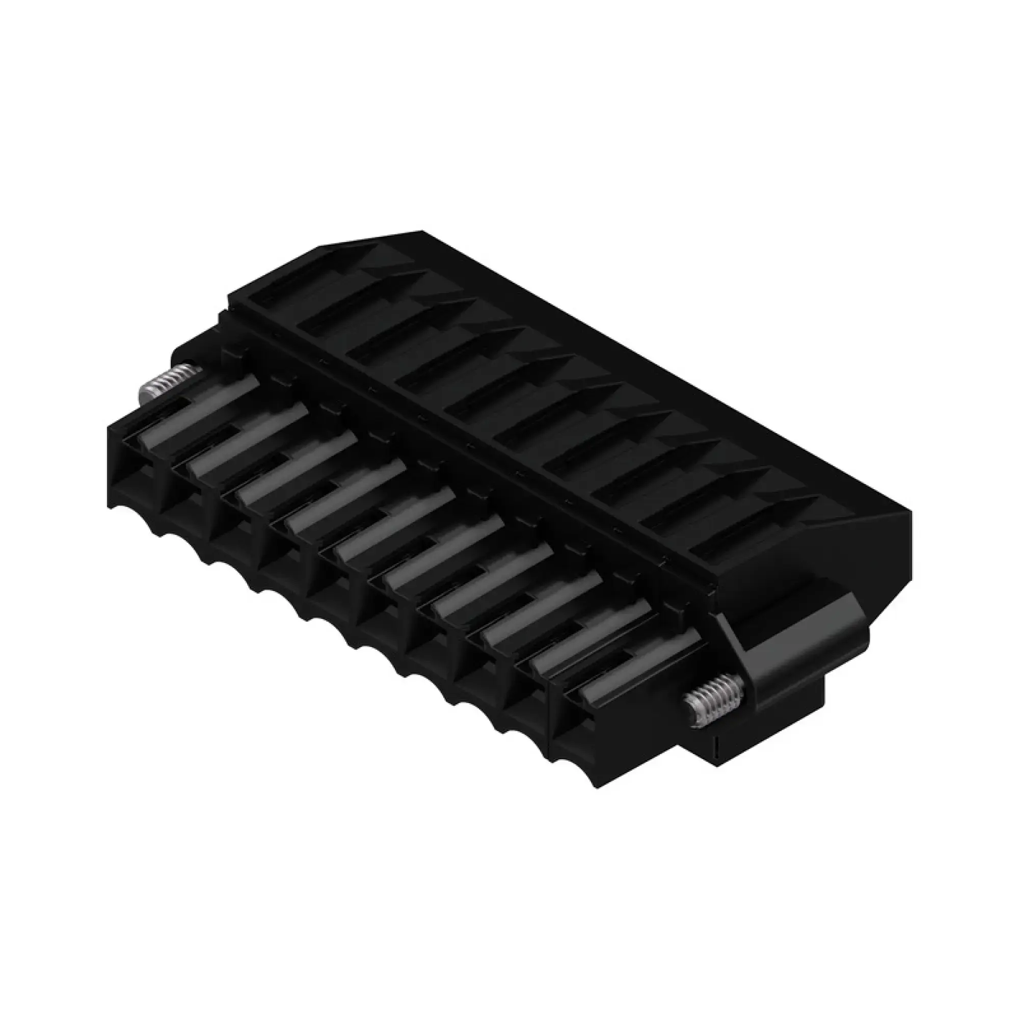 Weidmüller 1640240000 PCB connector (wire connection), 160 V, 12 A, Pitch in mm: 3.50, 1.5 mm², Number of poles: 10, Clamping yoke connection, Box (img_001)