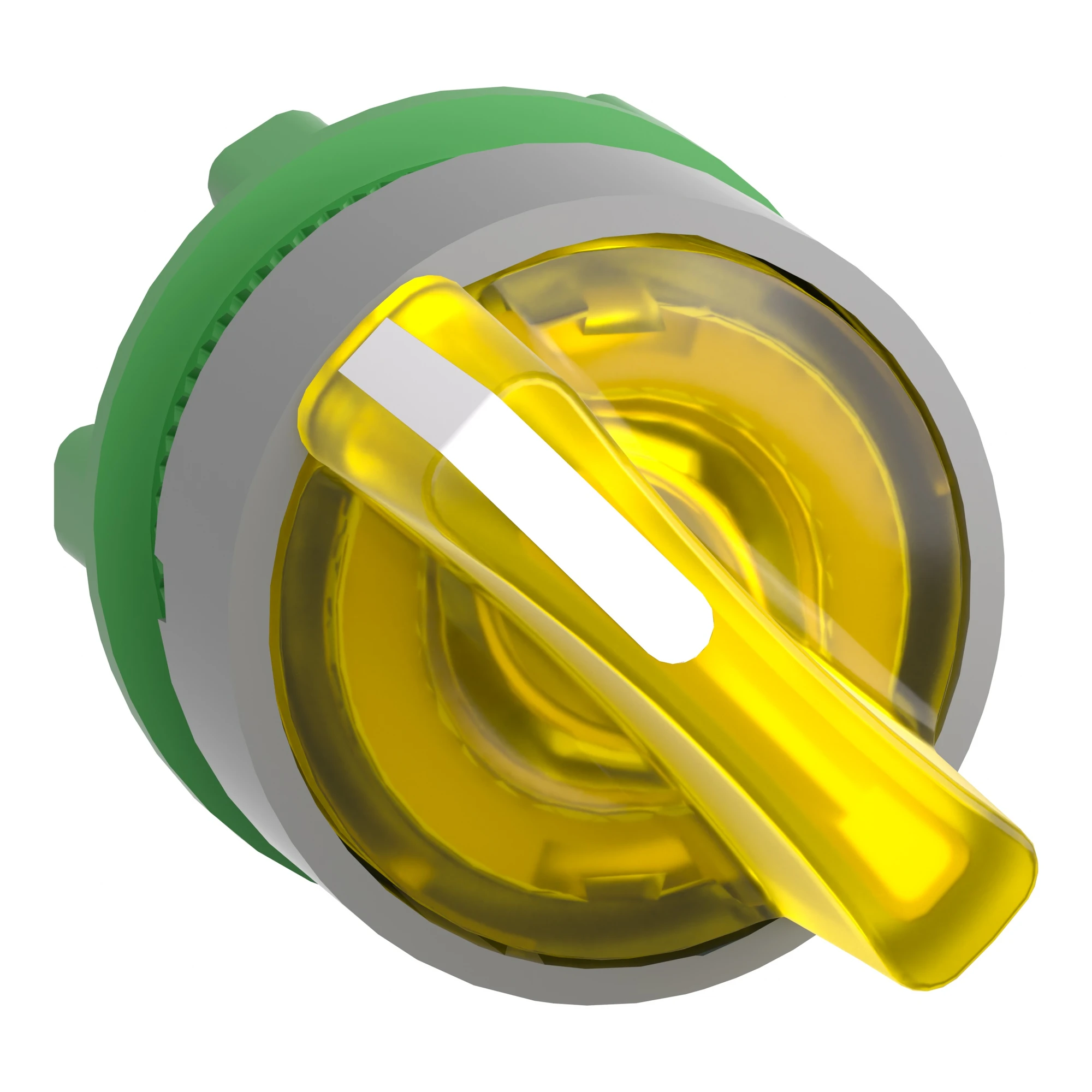 Schneider Electric ZB5AK1483C0 Illuminated Selector Switch, Front Element, Harmony XB5, Plastic, 22mm, Yellow, for Universal LED, 2 Positions, Momentary (img_001) Schneider Electric ZB5AK1483C0 Illuminated Selector Switch, Front Element, Harmony XB5, Plastic, 22mm, Yellow, for Universal LED, 2 Positions, Momentary (img_001)