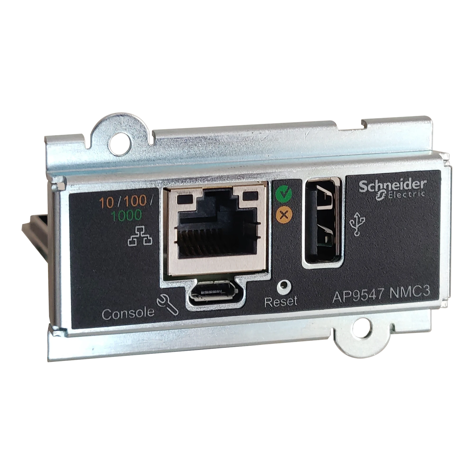 Schneider Electric AP9547 Netzwerkmanagement-Karte, USV Netzwerkmanagement-Karten, für Easy UPS 3 Serie, 3-Phasen, Fernüberwachung und -verwaltung der USV (img_001)