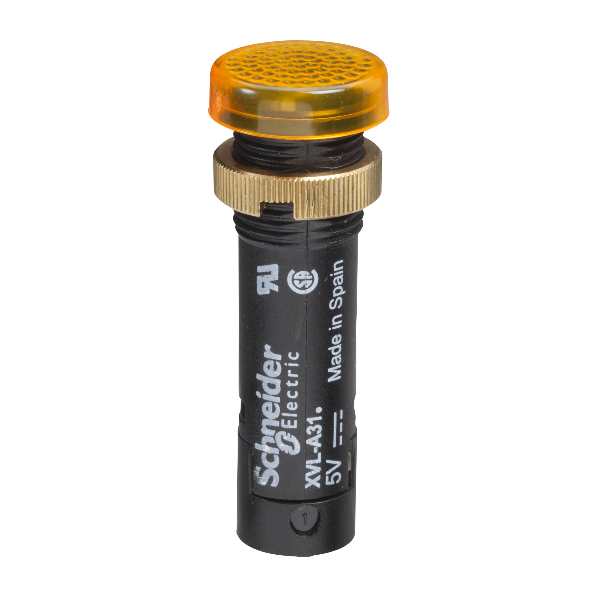 Schneider Electric XVLA325 Signal light, Harmony XVL, 12mm, yellow, protected LED, 12V DC, thread connection (img_001) Schneider Electric XVLA325 Signal light, Harmony XVL, 12mm, yellow, protected LED, 12V DC, thread connection (img_001)