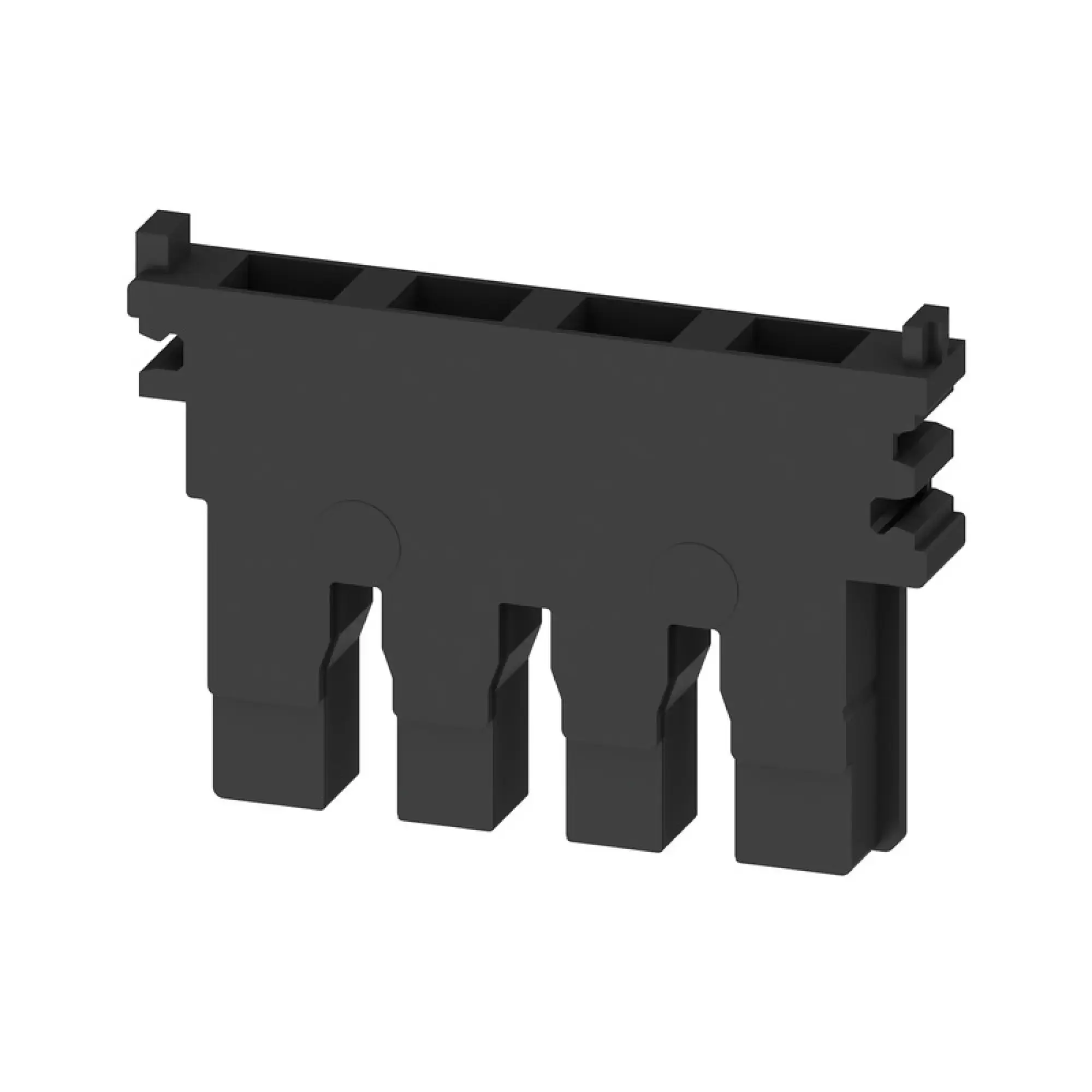 Weidmüller 1898430000 Fastening element (Terminal), black, Height: 31.5 mm, Width: 5.15 mm, Wemid, 120 °C (img_001)