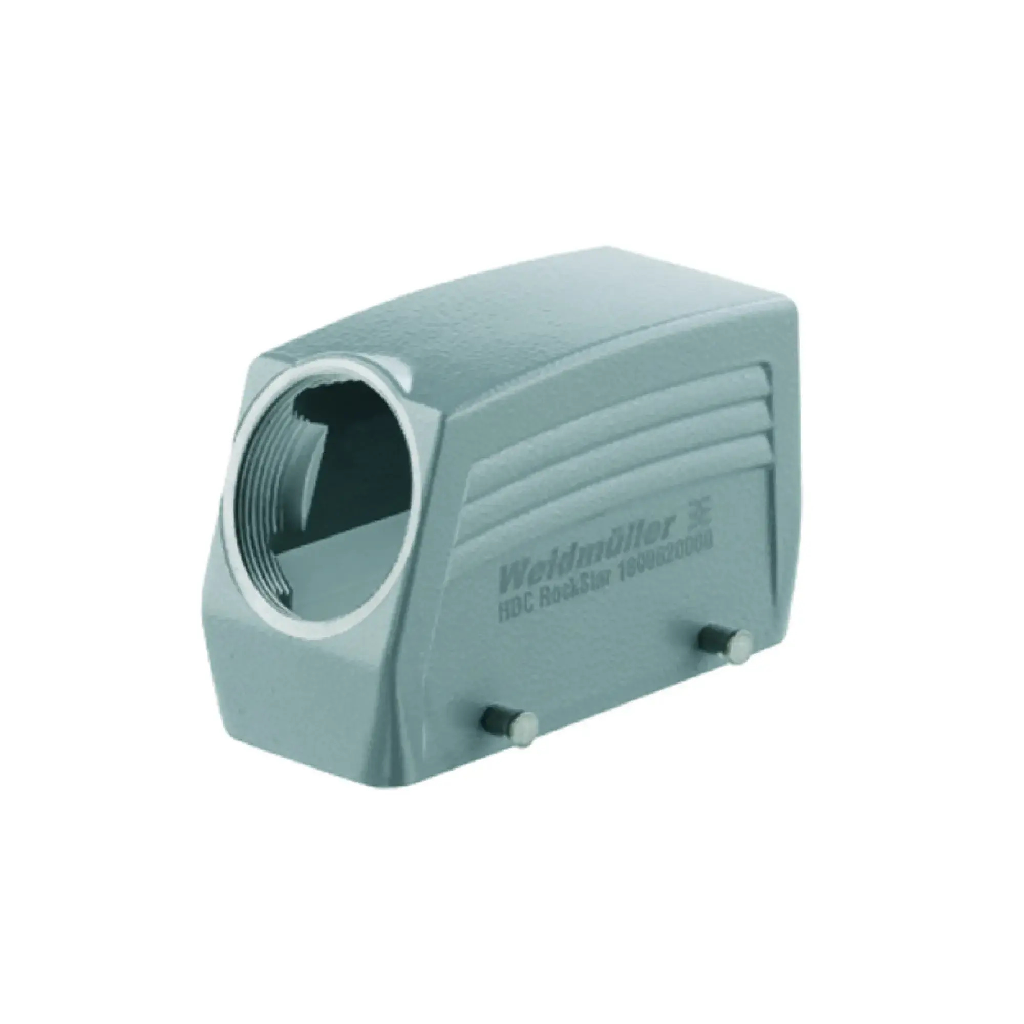 Weidmüller 1904800000 Housing (industry plug-in connectors), Cable entry from side, Plug housing, Side-locking clamp on lower side, Size: 6, IP65 (in plugged condition) (img_001)