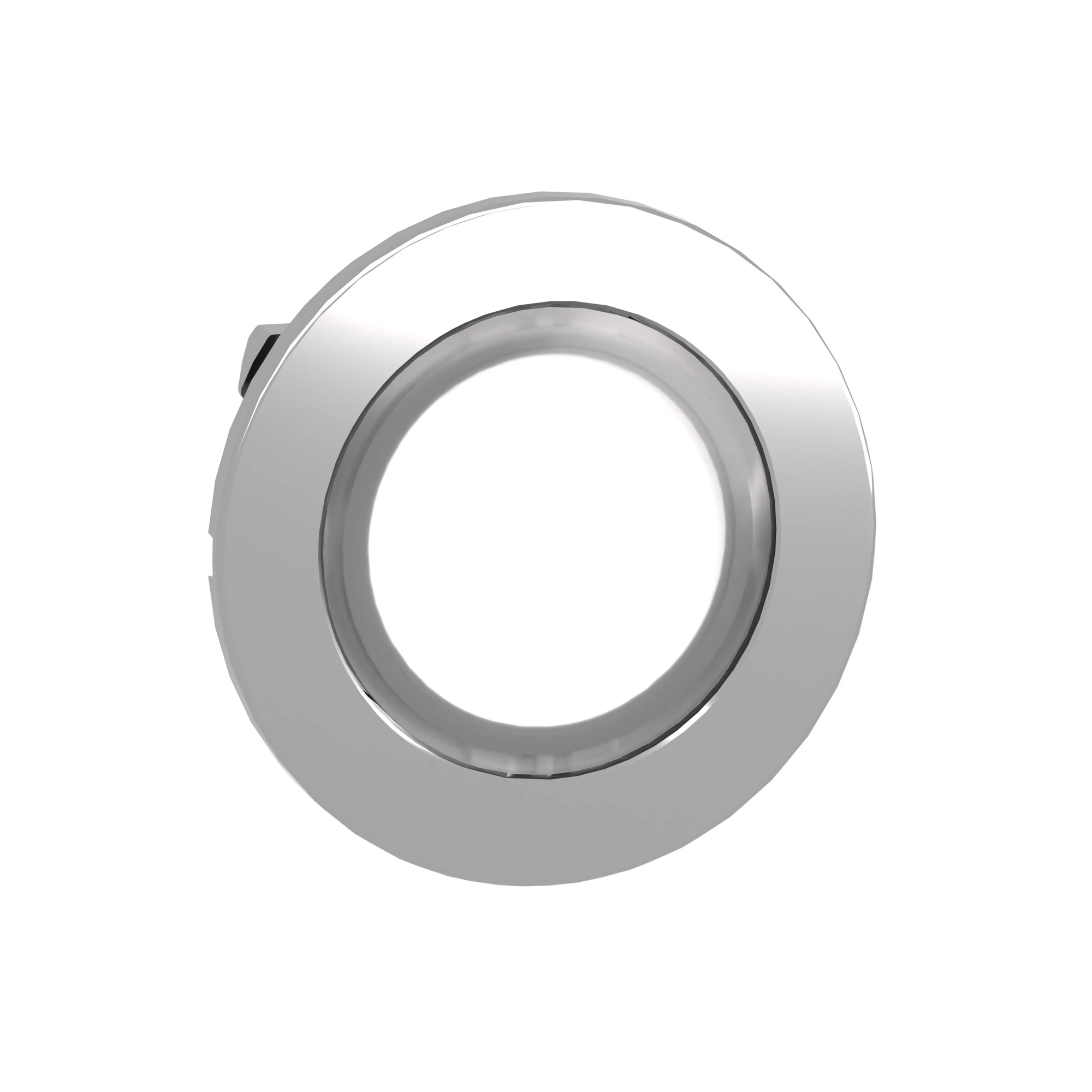 Schneider Electric ZB4FA18 Illuminated pushbutton, front element, Harmony XB4F, metal, 30mm, white, for universal LED, for insert label (img_001) Schneider Electric ZB4FA18 Illuminated pushbutton, front element, Harmony XB4F, metal, 30mm, white, for universal LED, for insert label (img_001)