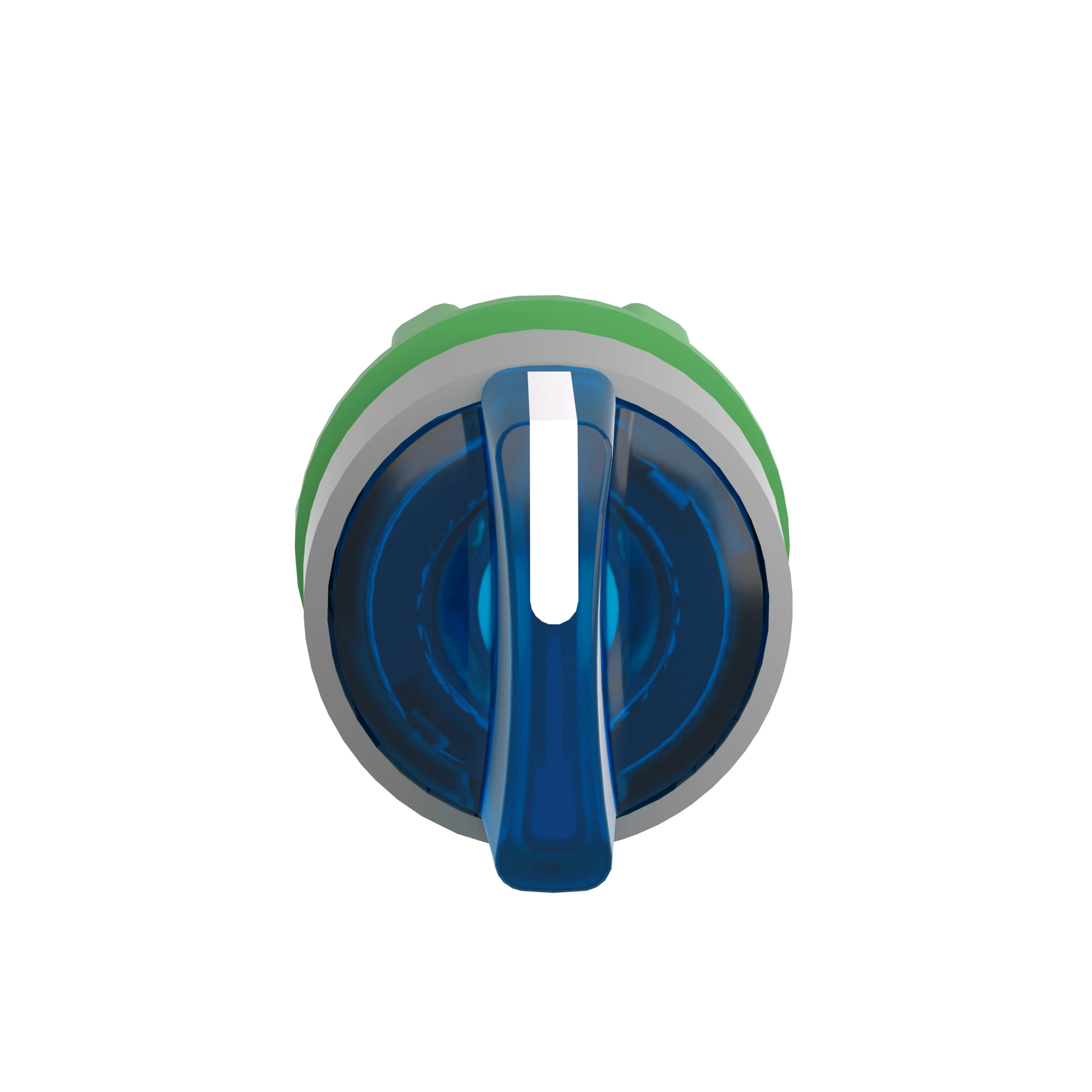 Schneider Electric ZB5AK1863C0 Illuminated Selector Switch, Front Element, Harmony XB5, Plastic, 22mm, Blue, for Universal LED, 3 Positions, Momentary Right (img_006)