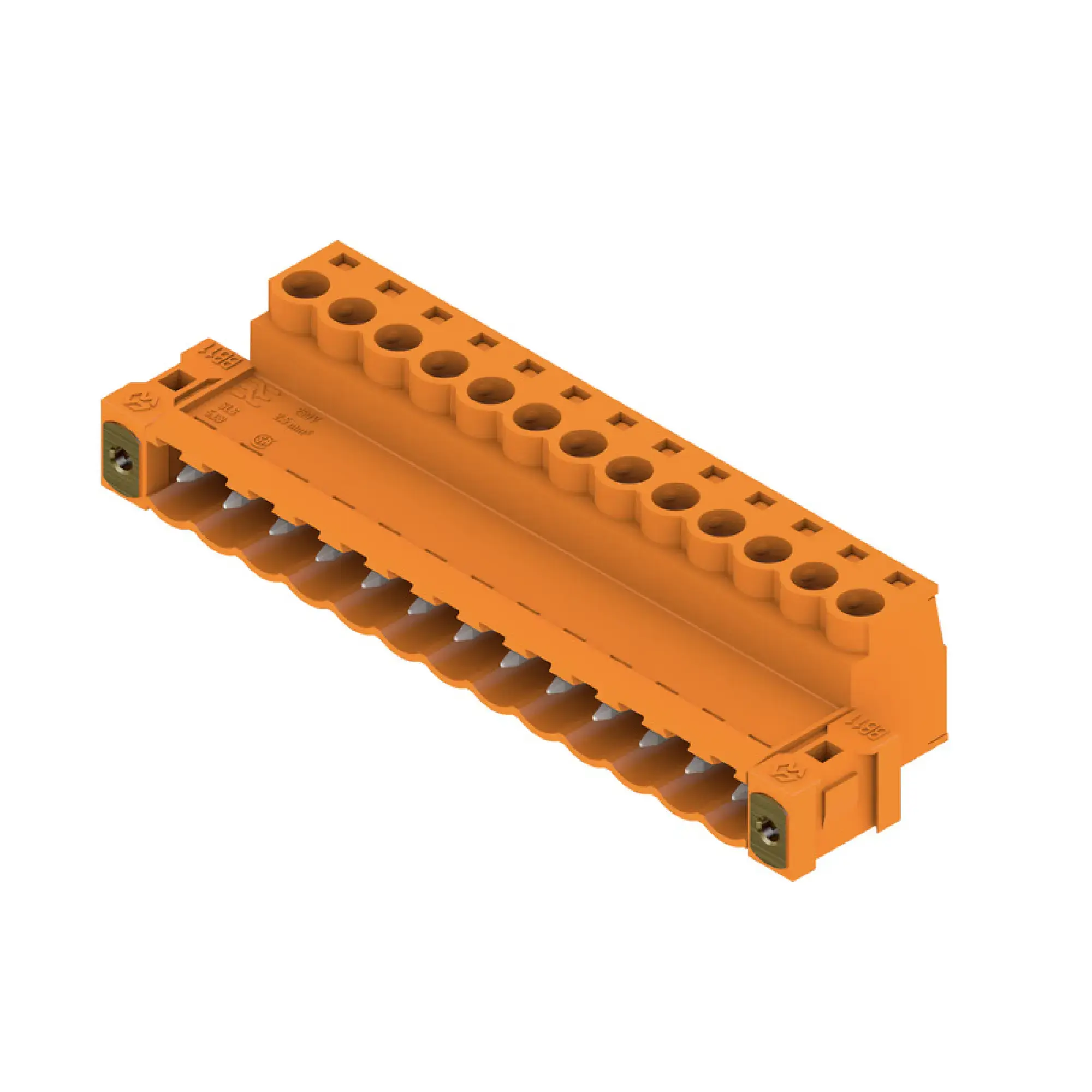 Weidmüller 1846470000 PCB connector (wire connection), 320 V, 21.5 A, Pitch in mm: 5.08, 3.31 mm², Number of poles: 13, Clamping yoke connection, Box (img_001)