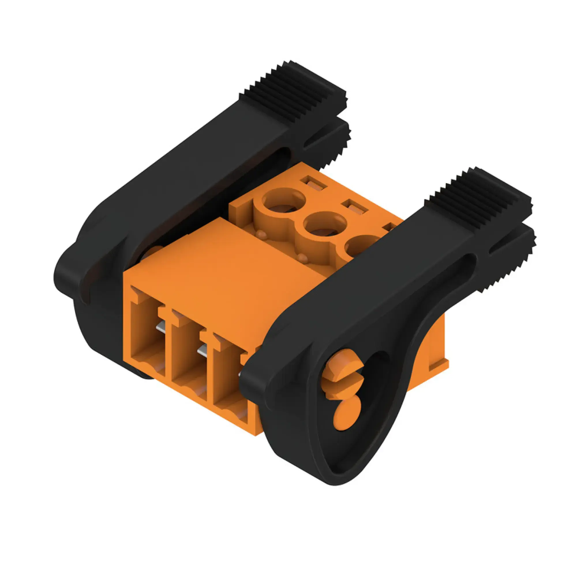 Weidmüller 2444060000 PCB connector (wire connection), 160 V, 17.5 A, Pitch in mm: 3.81, 1.5 mm², Number of poles: 3, Clamping yoke connection, Box (img_001)