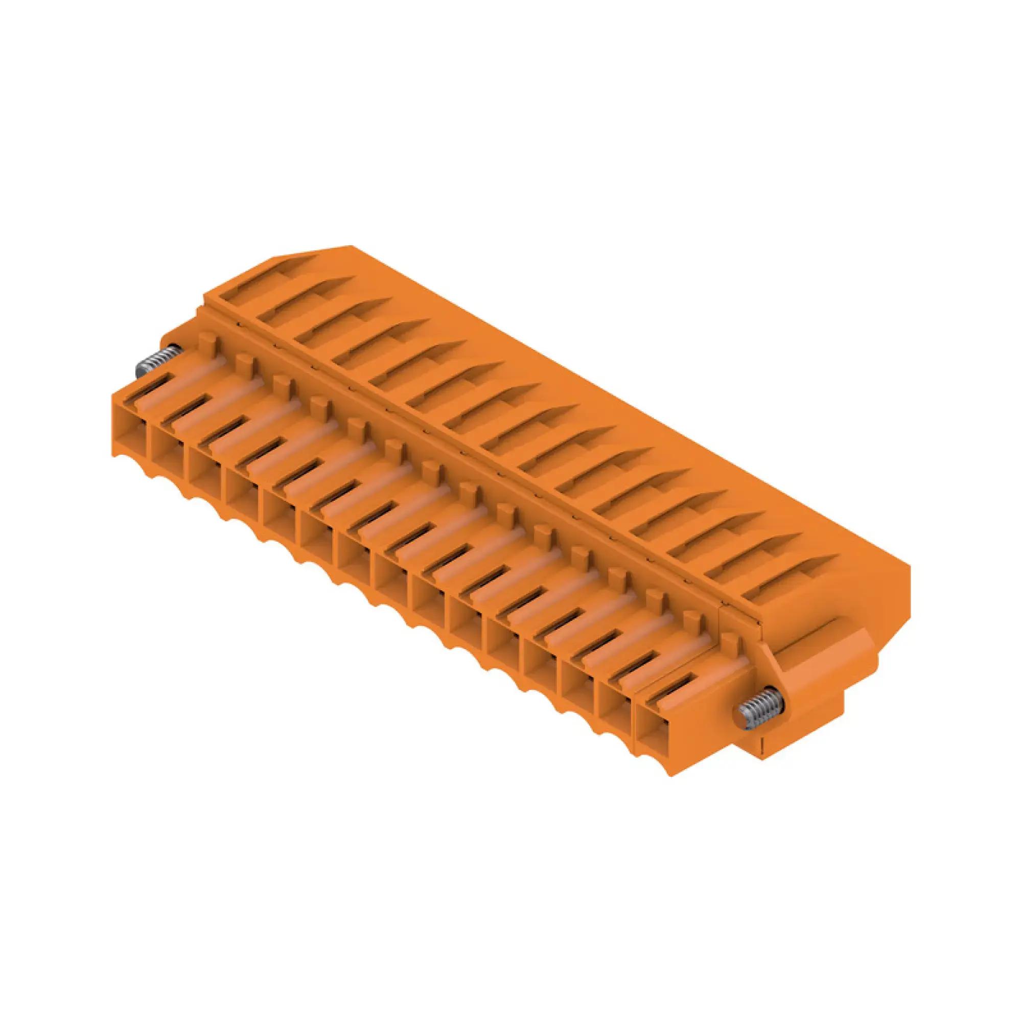 Weidmüller 1640060000 PCB connector (wire connection), 160 V, 12 A, Pitch in mm: 3.50, 1.5 mm², Number of poles: 15, Clamping yoke connection, Box (img_001)