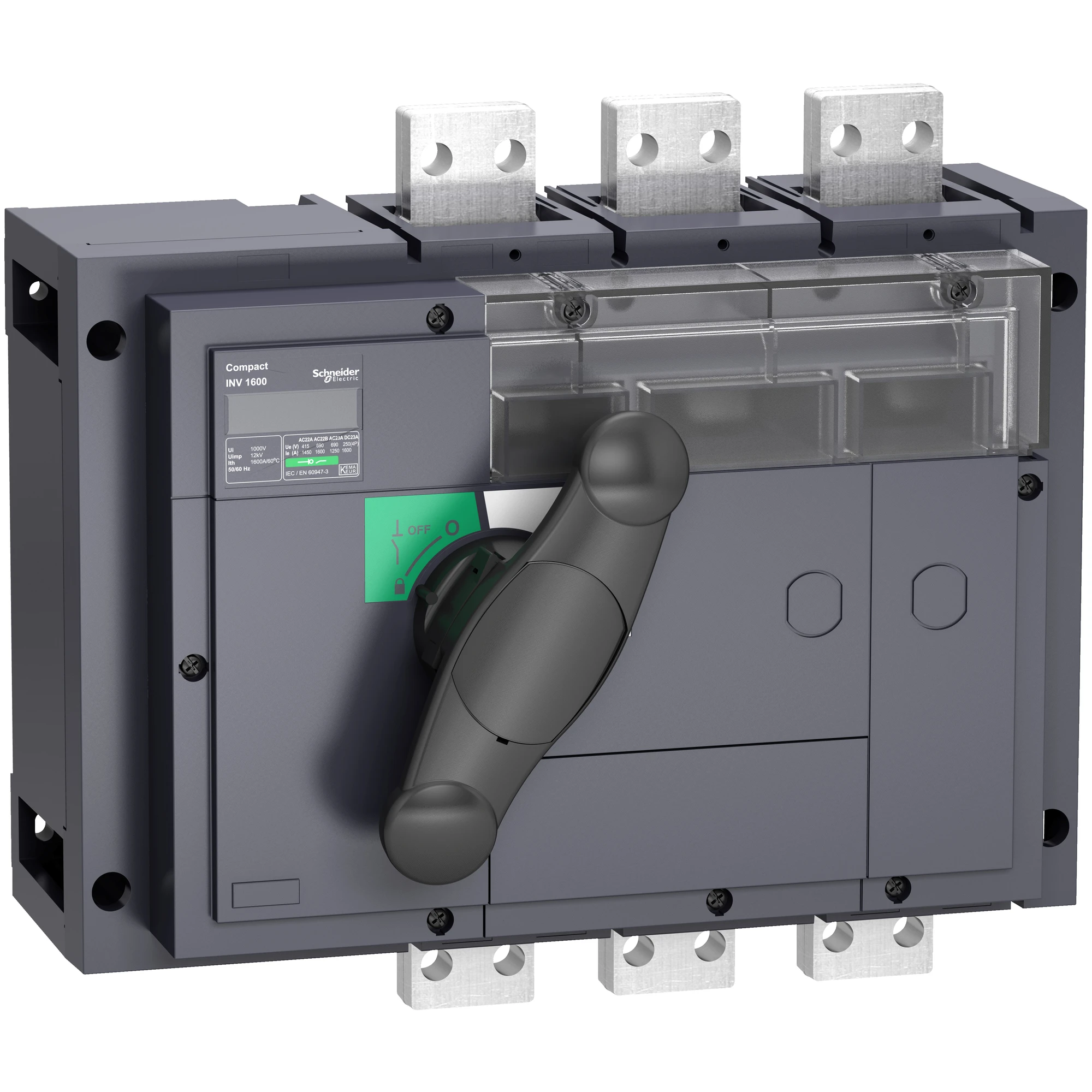 Schneider Electric 31358 Compact Isolating Switch ComPact INV800 3P 800A Fixed Mounting with Black Rotary Handle (img_001) Schneider Electric 31358 Compact Isolating Switch ComPact INV800 3P 800A Fixed Mounting with Black Rotary Handle (img_001)