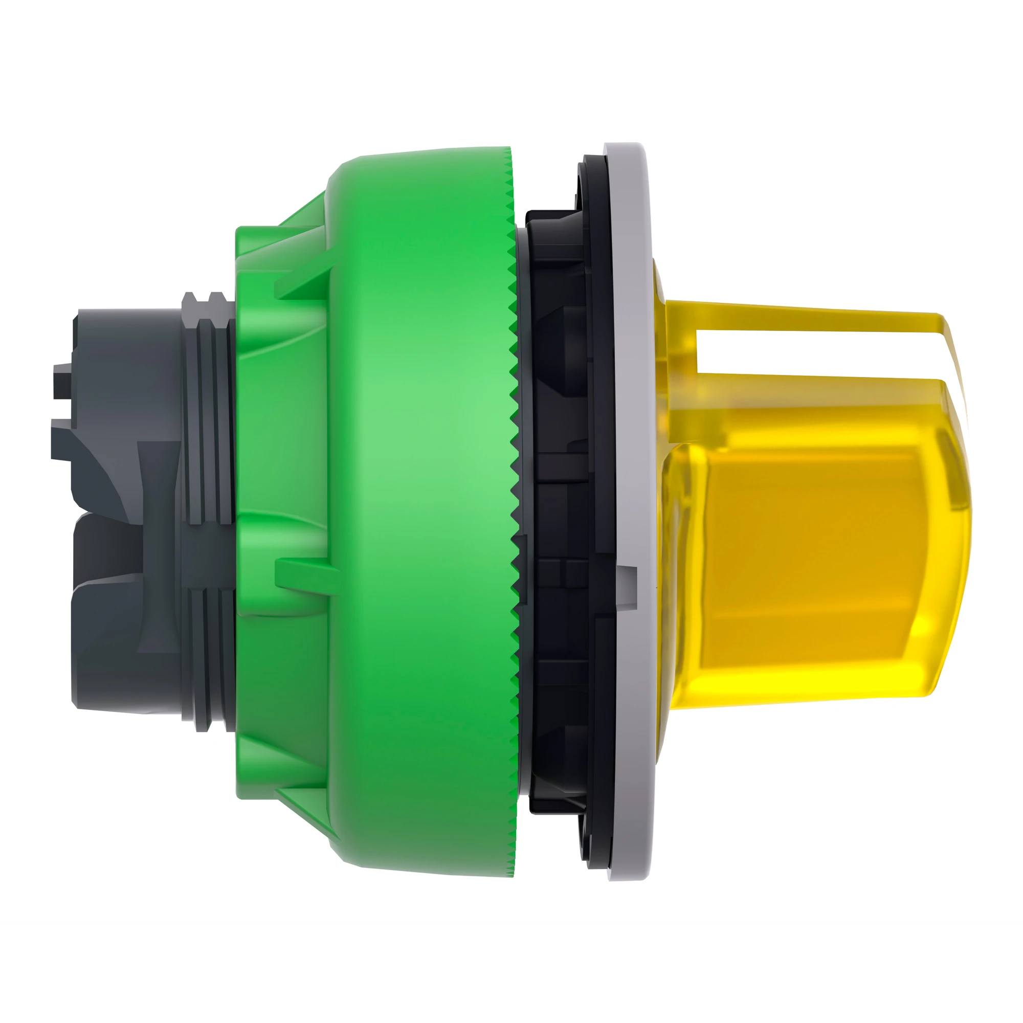 Schneider Electric ZB5FK1283C0 Illuminated selector switch, front element, Harmony XB5F, plastic, 30mm, yellow, for universal LED, 2 positions, latching (img_003) Schneider Electric ZB5FK1283C0 Illuminated selector switch, front element, Harmony XB5F, plastic, 30mm, yellow, for universal LED, 2 positions, latching (img_003)