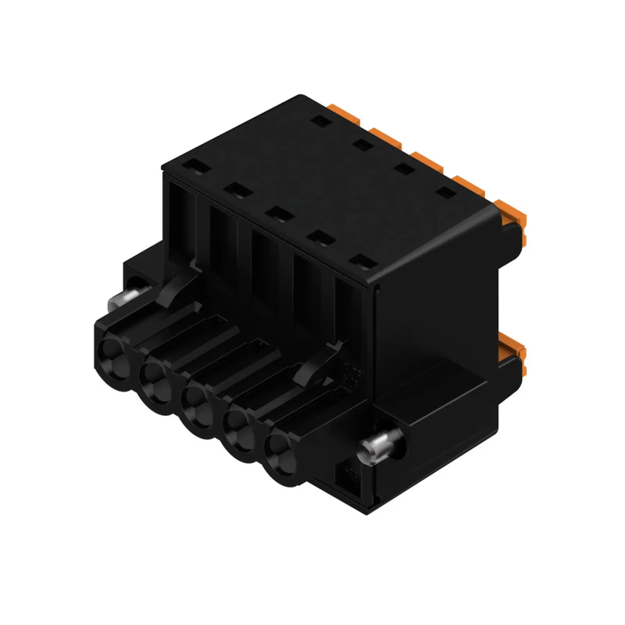 Weidmüller 1000970000 PCB connector (wire connection), 320 V, 20.8 A, Pitch in mm: 5.08, 3.31 mm², Number of poles: 5, PUSH IN with actuator, Box (img_001)