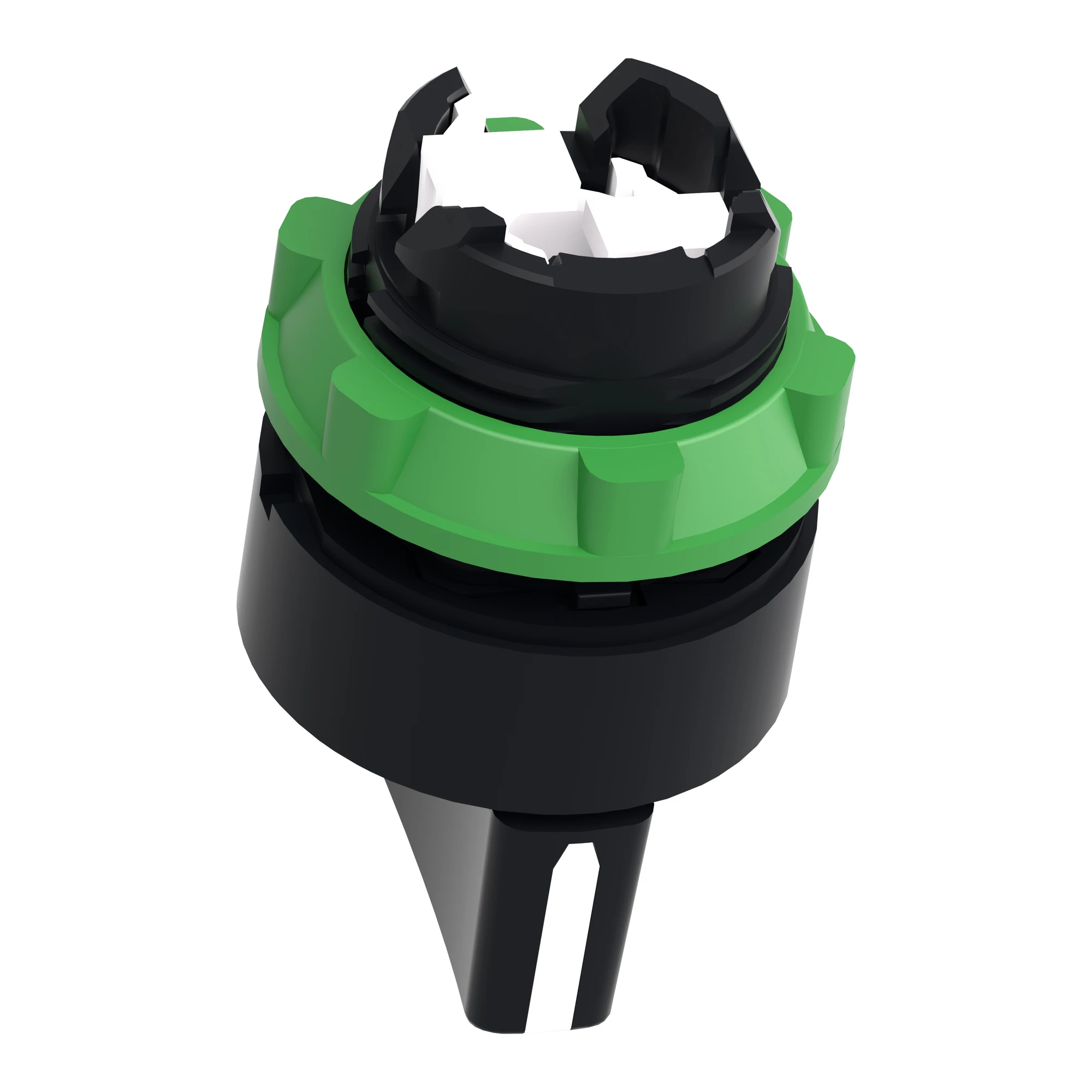 Schneider Electric ZB5AD8 Selector switch, front element, Harmony XB5, plastic, 22mm, black, 3 positions, center left latching (img_005)