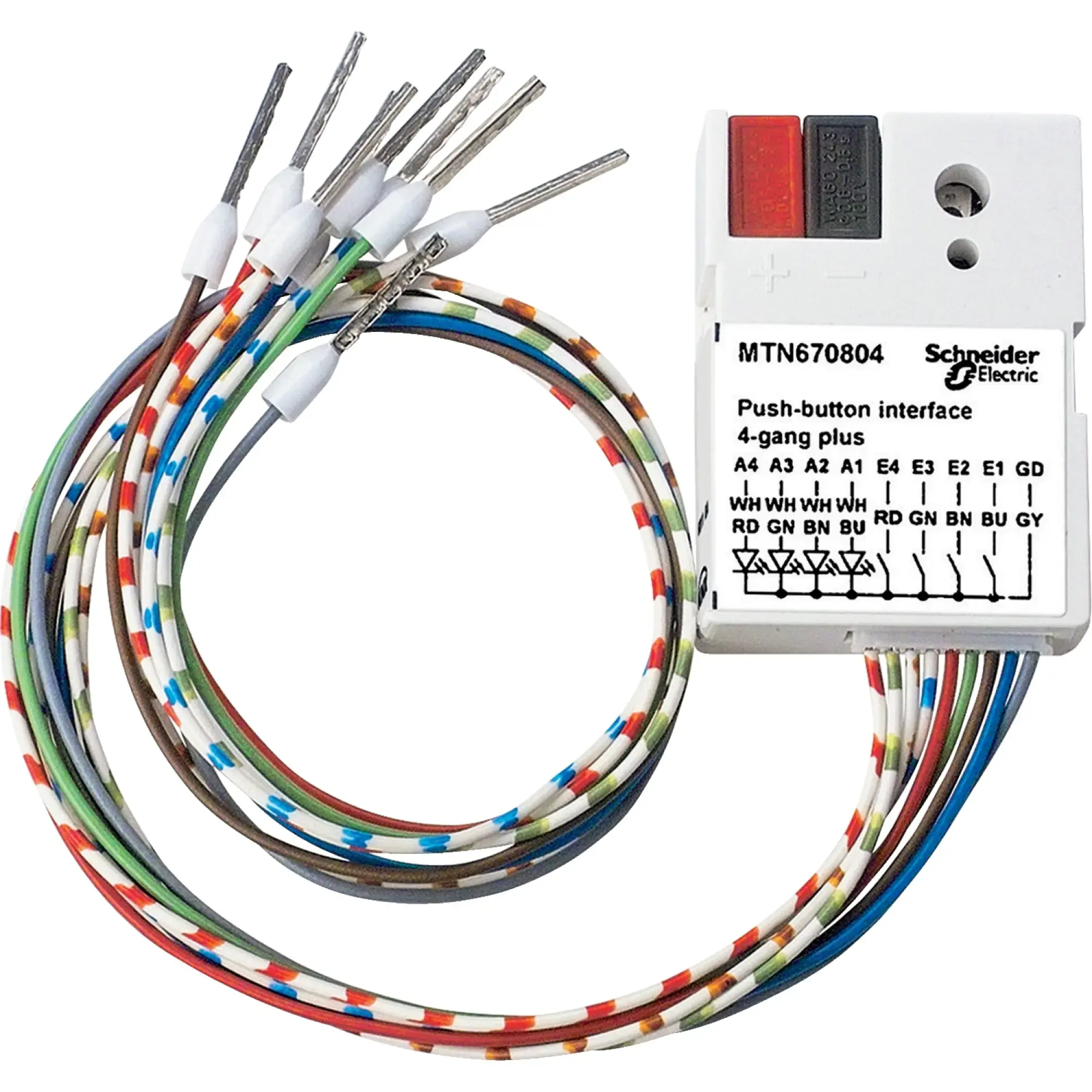 Schneider Electric MTN670804 Push-button interface 4-fold plus, polar white (img_002)