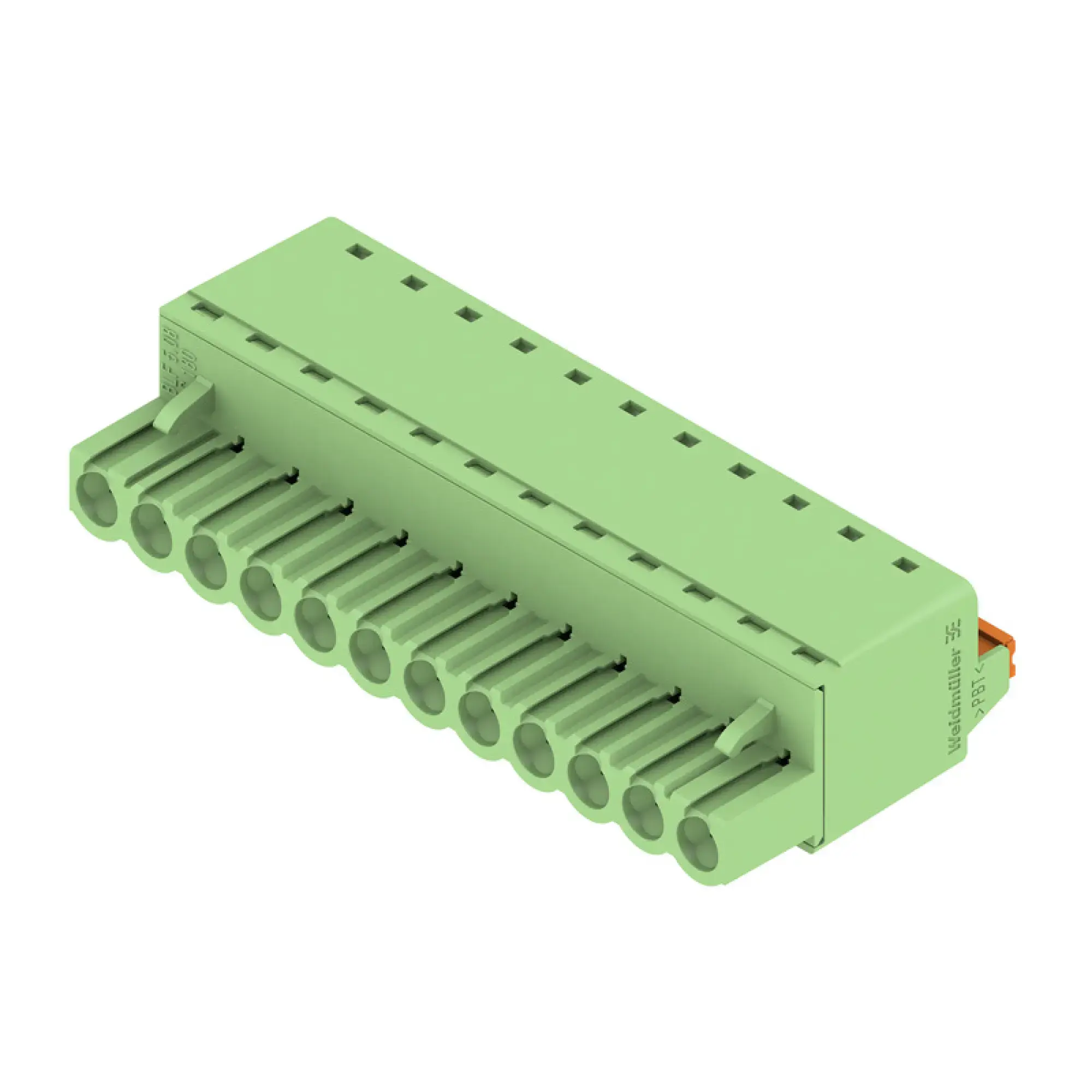 Weidmüller 1992030000 PCB connector (wire connection), 320 V, 24 A, Pitch in mm: 5.08, 3.31 mm², Number of poles: 12, PUSH IN with actuator, Box (img_001)