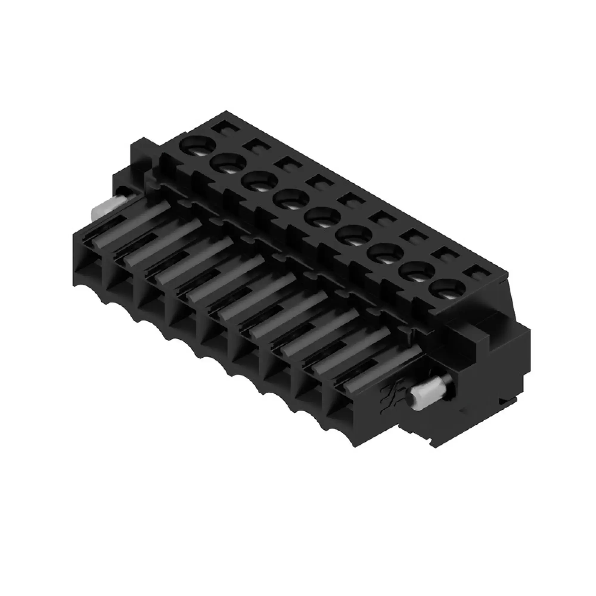 Weidmüller 1615850000 PCB connector (wire connection), 160 V, 17 A, Pitch in mm: 3.50, 1.5 mm², Number of poles: 9, Clamping yoke connection, Box (img_001)