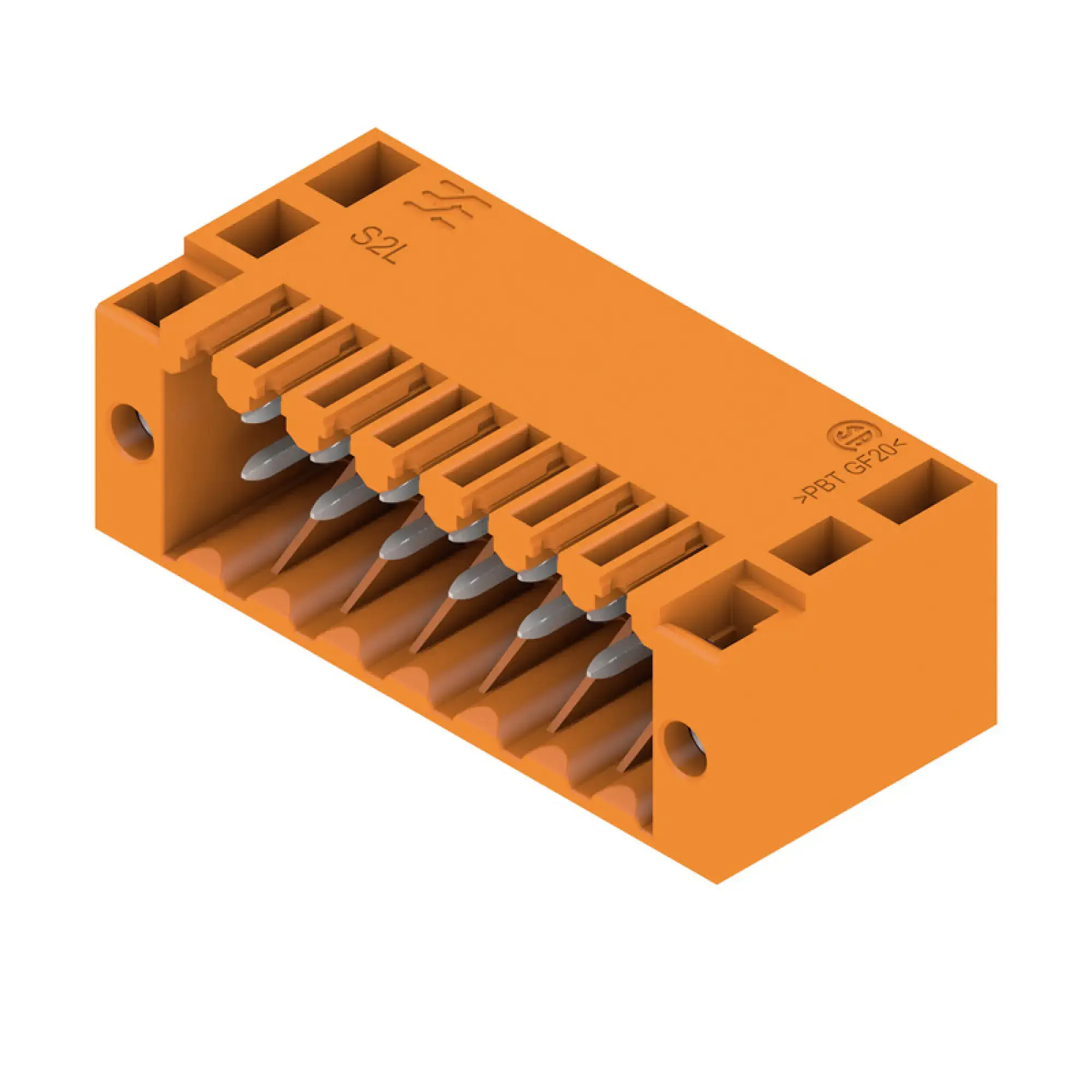 Weidmüller 1728510000 PCB connector (board connection), 125 V, 10 A, Pitch in mm: 3.50, Number of poles: 14, THT solder connection, Box (img_001)