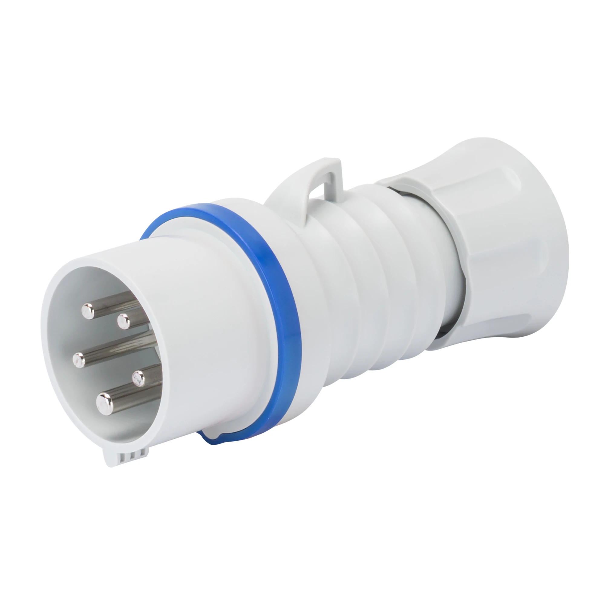 GEWISS GW60016H STRAIGHT PLUG HP - IP44/IP54 - 3P+E 32A 200-250V 50/60HZ - BLUE - 9H - SCREW WIRING (img_001)