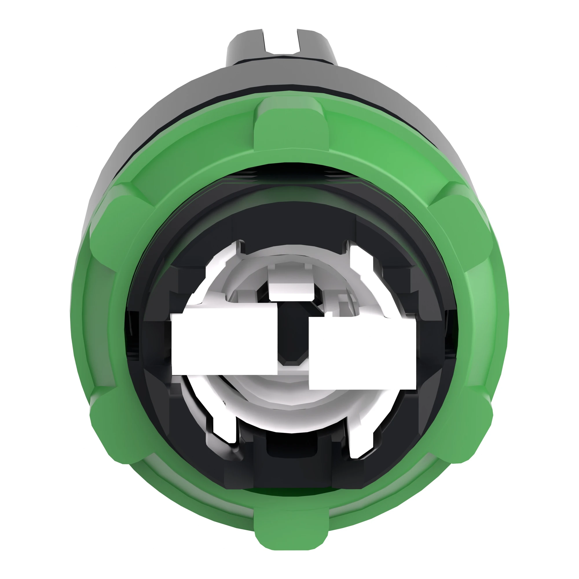 Schneider Electric ZB5AD8 Selector switch, front element, Harmony XB5, plastic, 22mm, black, 3 positions, center left latching (img_002)