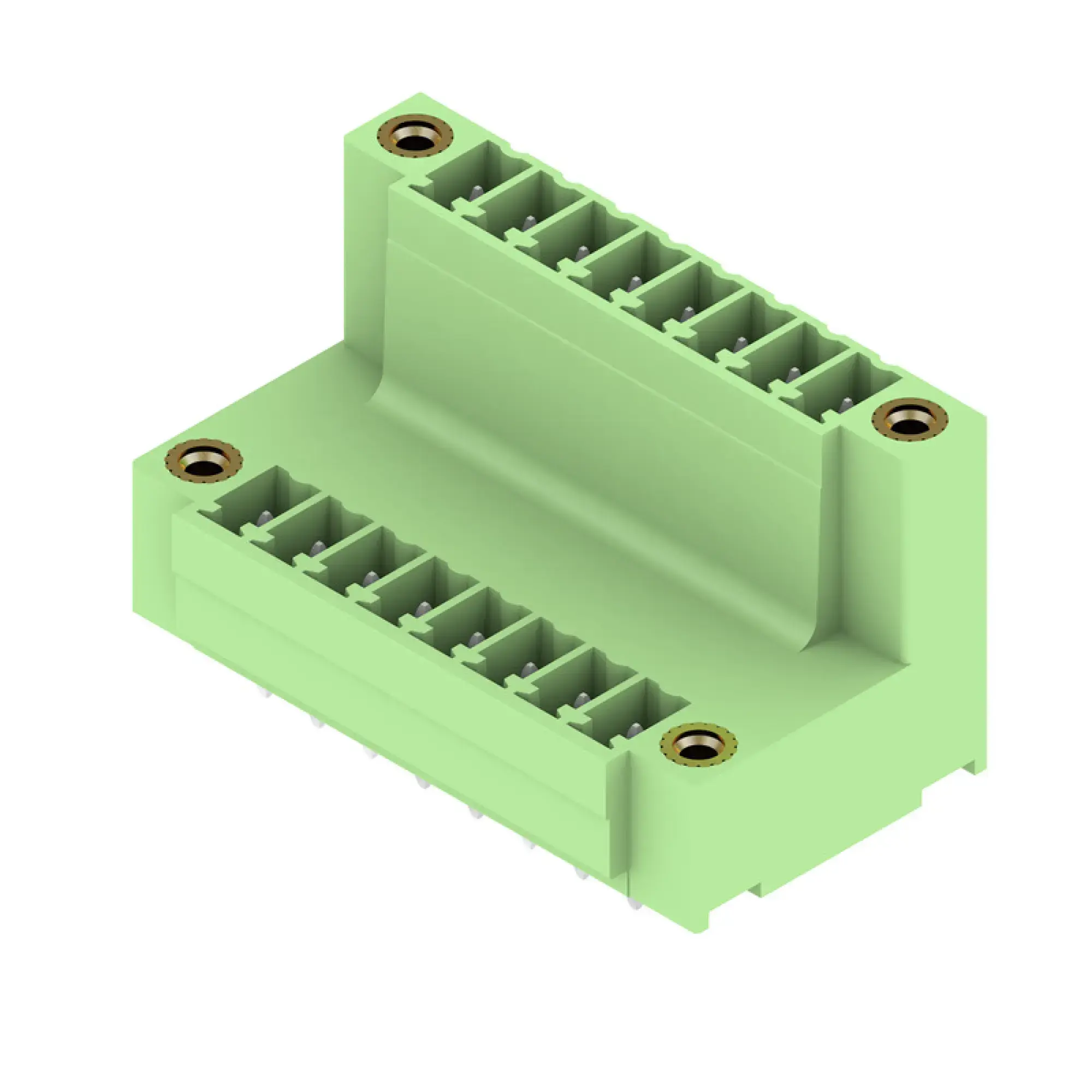 Weidmüller 1035220000 PCB connector (board connection), 160 V, 17.5 A, Pitch in mm: 3.81, Number of poles: 16, THT solder connection, Box (img_001)