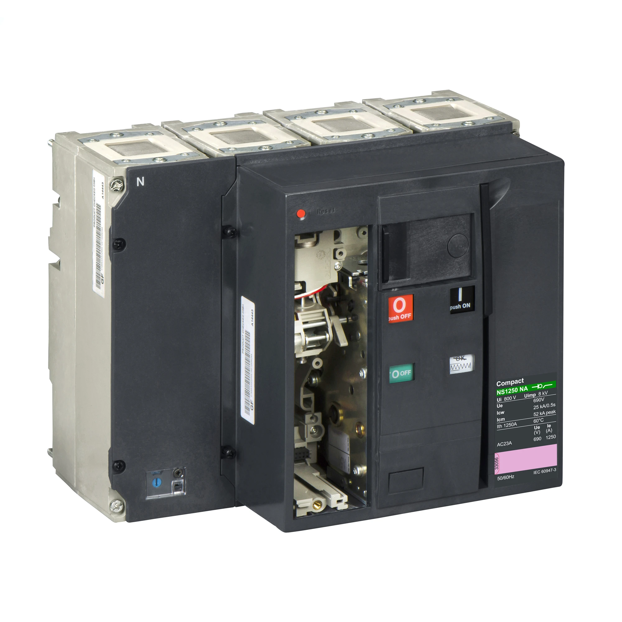 Schneider Electric 33447 Load break switch ComPact NS1250 NA, 4P, 1250A/690V AC electrical control (img_001) Schneider Electric 33447 Load break switch ComPact NS1250 NA, 4P, 1250A/690V AC electrical control (img_001)
