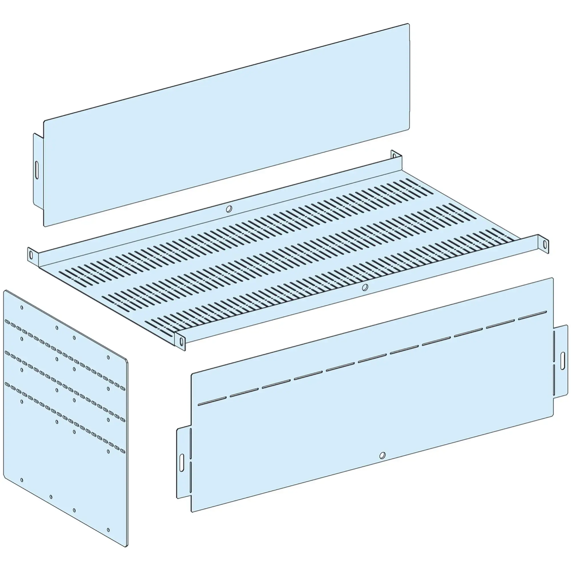 Schneider Electric LVS04926 PrismaSeT-P, Partition, Type 1, for connection switchgear with vertical busbar, Width=650mm, Depth=600mm (img_002)