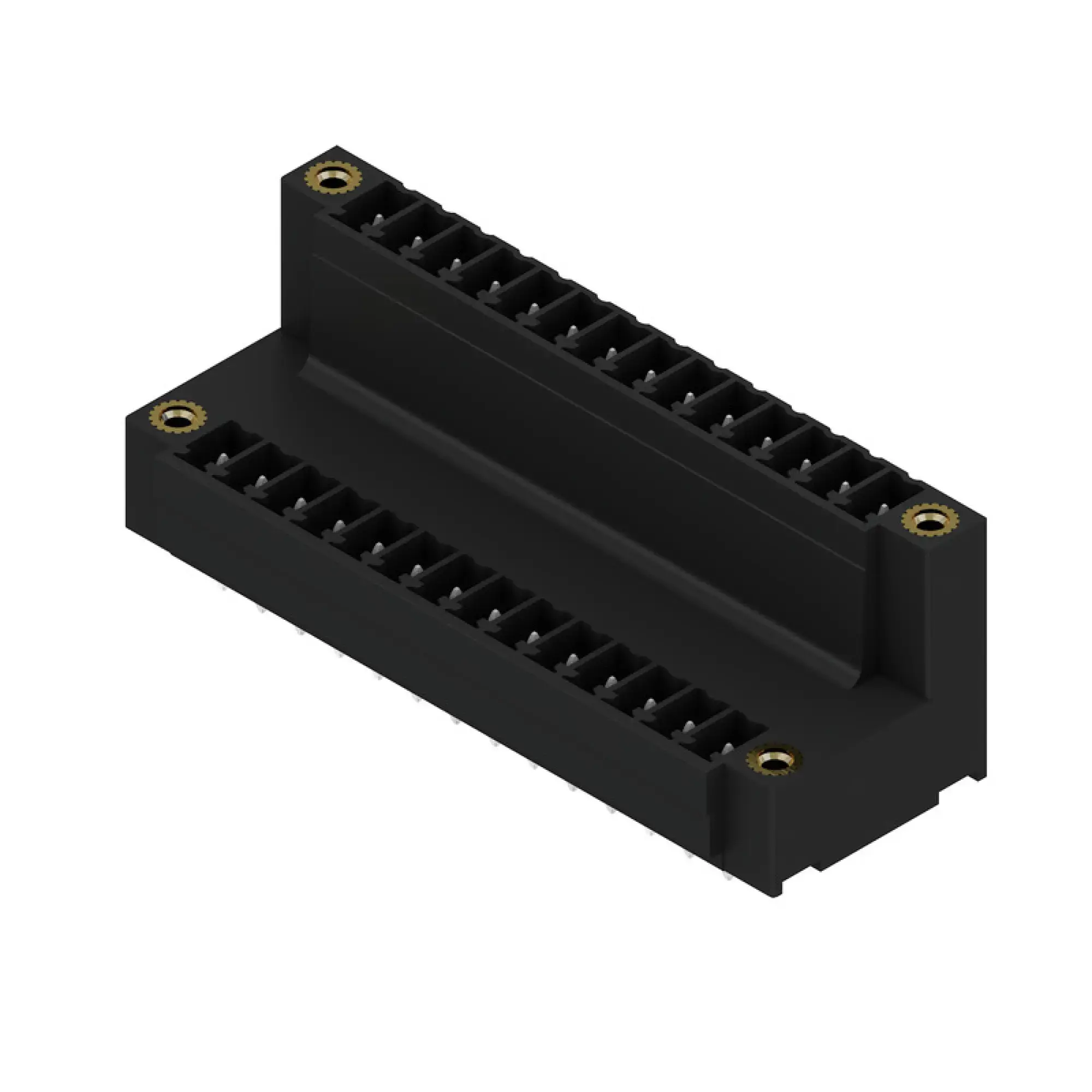 Weidmüller 1036080000 PCB connector (board connection), 160 V, 17.5 A, Pitch in mm: 3.81, Number of poles: 28, THT/THR solder connection, Box (img_001)