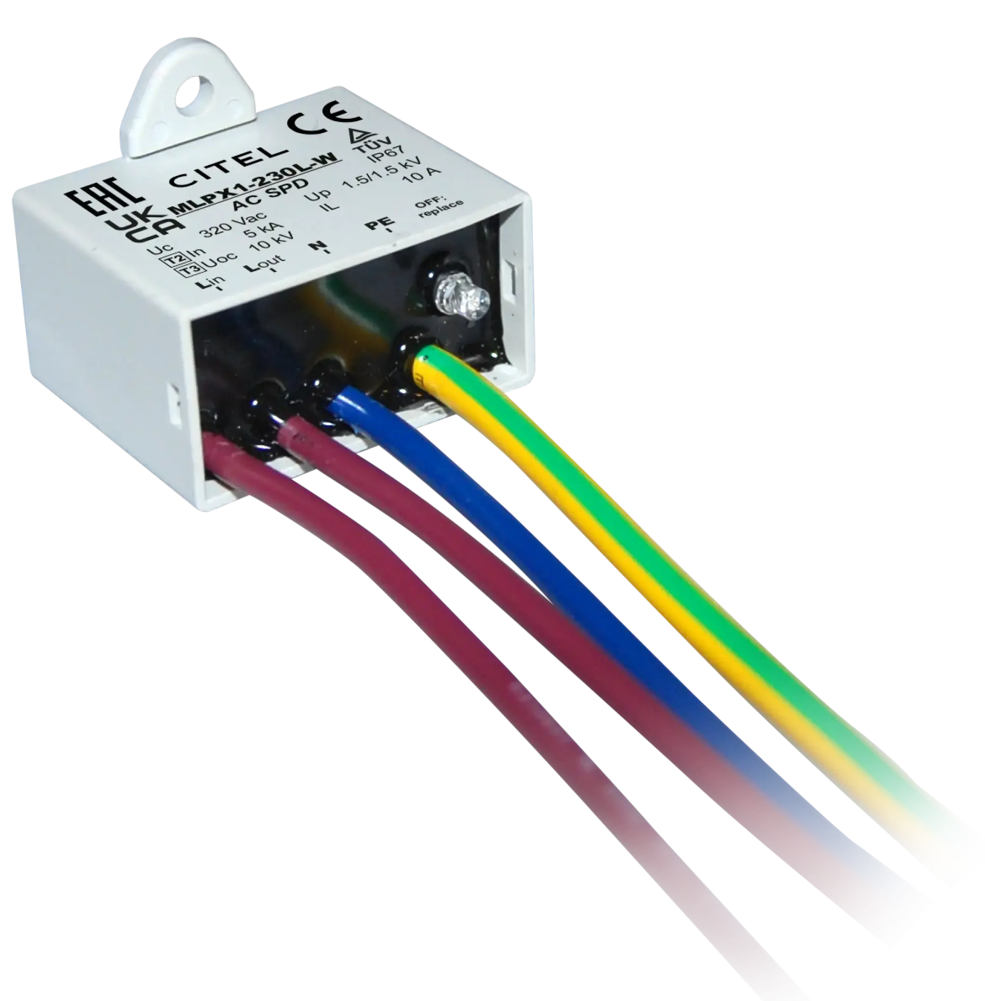 Citel 711214 Überspannungsschutz für einphasige 230 V LED-Systeme, Schutzklasse 1, IP65 (img_001) Citel 711214 Überspannungsschutz für einphasige 230 V LED-Systeme, Schutzklasse 1, IP65 (img_001)