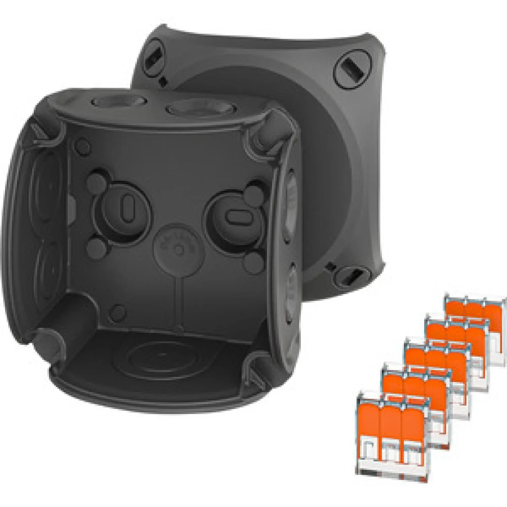 Hensel 62000443 Kabelabzweigkasten 0,75-2,5 qmm 3phasig, 5x 3-Leiter Verbindungsklemmen DK 0102 X (img_001) Hensel 62000443 Kabelabzweigkasten 0,75-2,5 qmm 3phasig, 5x 3-Leiter Verbindungsklemmen DK 0102 X (img_001)