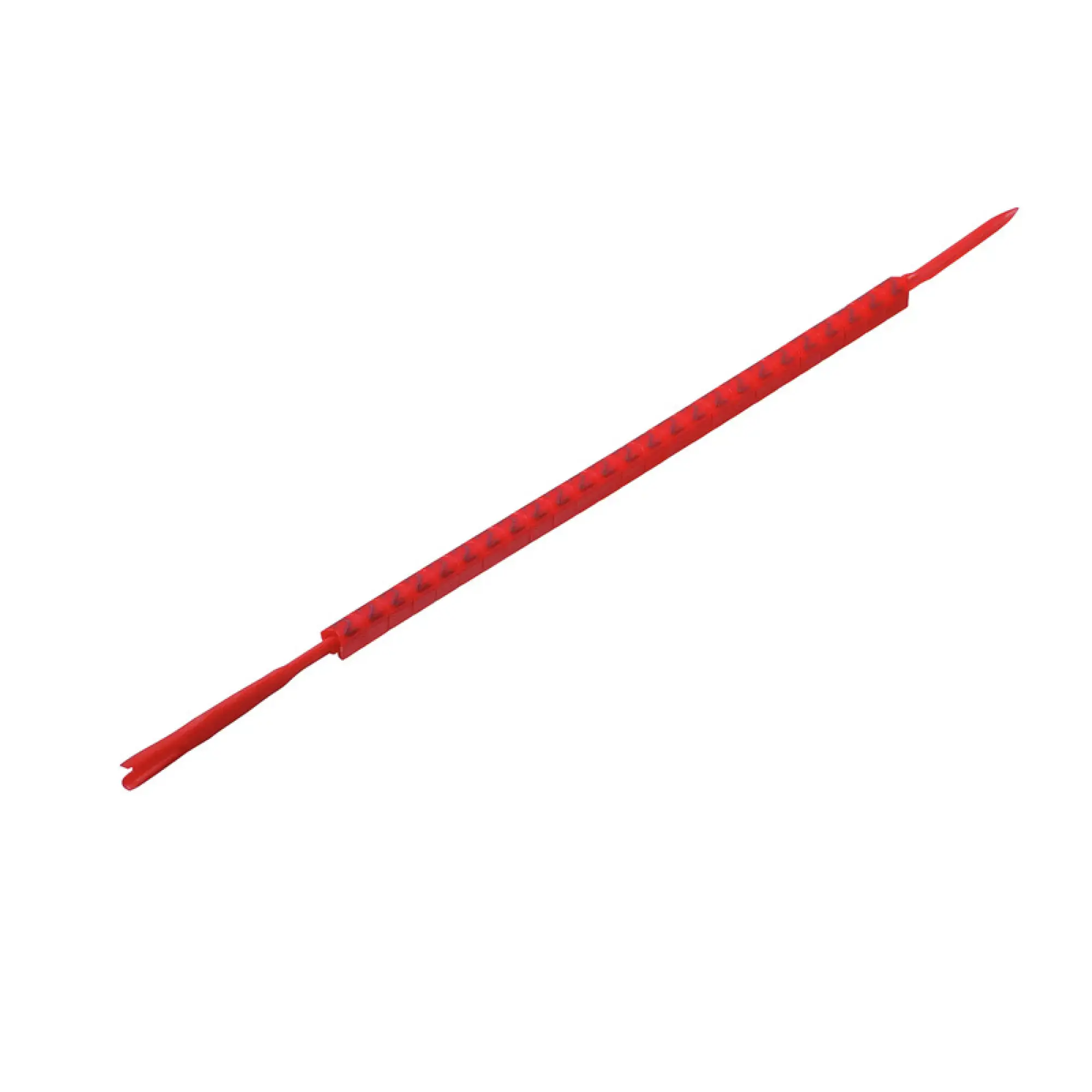 Weidmüller 0560001509 Mounting mandrel, 1.3 - 3 mm, 3.4 mm, Printed characters: Numbers, 2, red (img_001)
