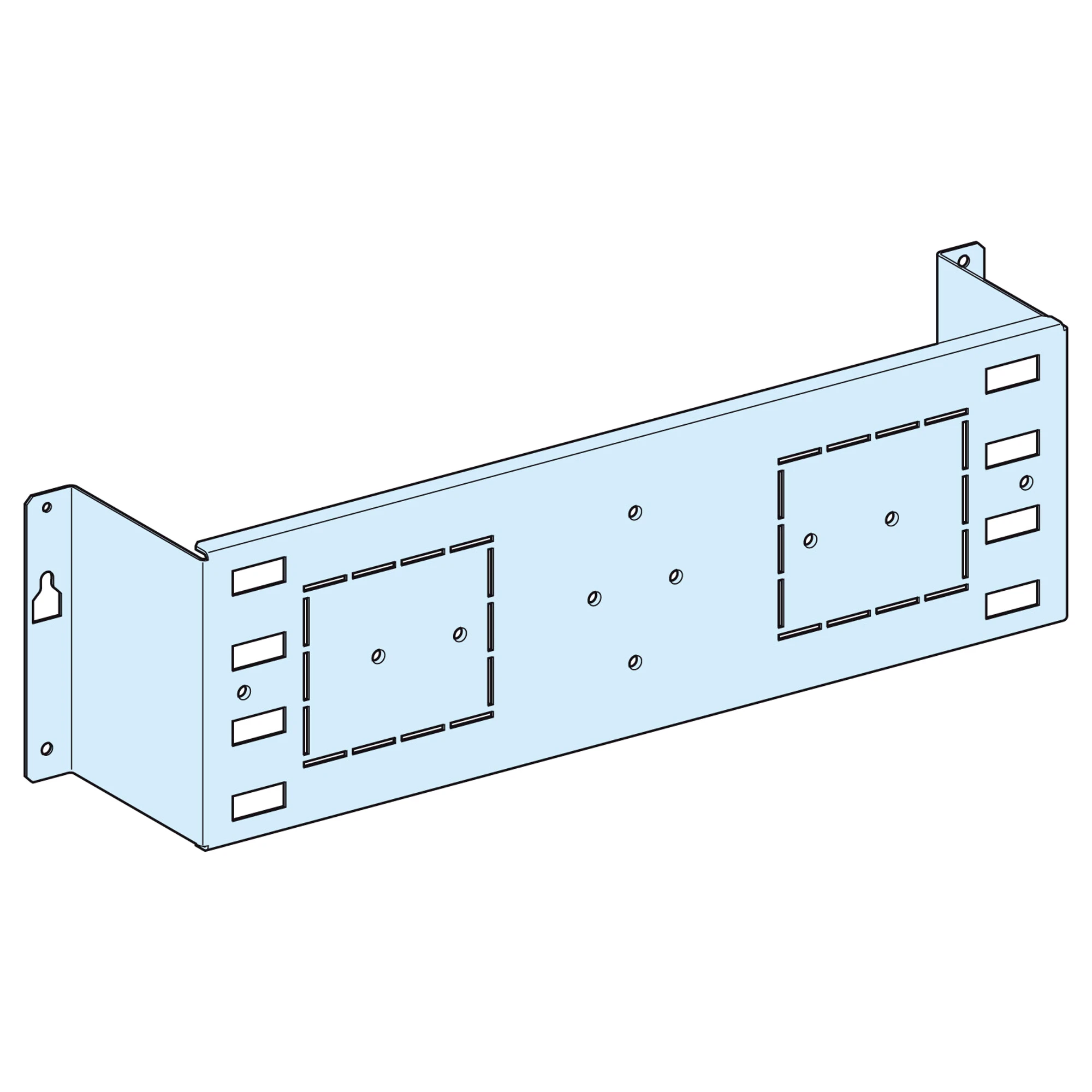 Schneider Electric LVS03121 PrismaSeT-G, Mounting Plate, FuPacT ISFT160, horizontal, Width=600mm, Height=3 Modules (img_001) Schneider Electric LVS03121 PrismaSeT-G, Mounting Plate, FuPacT ISFT160, horizontal, Width=600mm, Height=3 Modules (img_001)