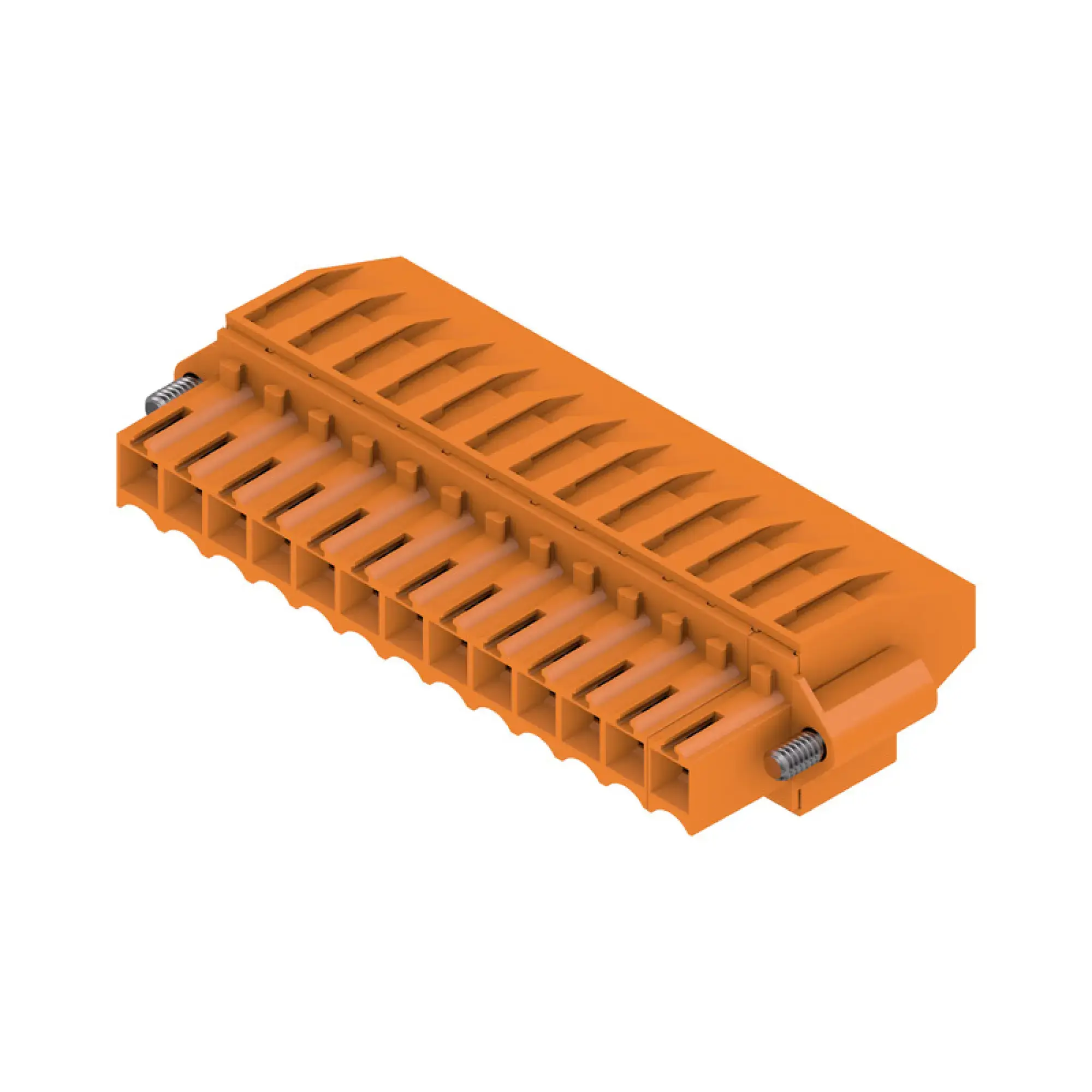 Weidmüller 1640040000 PCB connector (wire connection), 160 V, 12 A, Pitch in mm: 3.50, 1.5 mm², Number of poles: 13, Clamping yoke connection, Box (img_001)