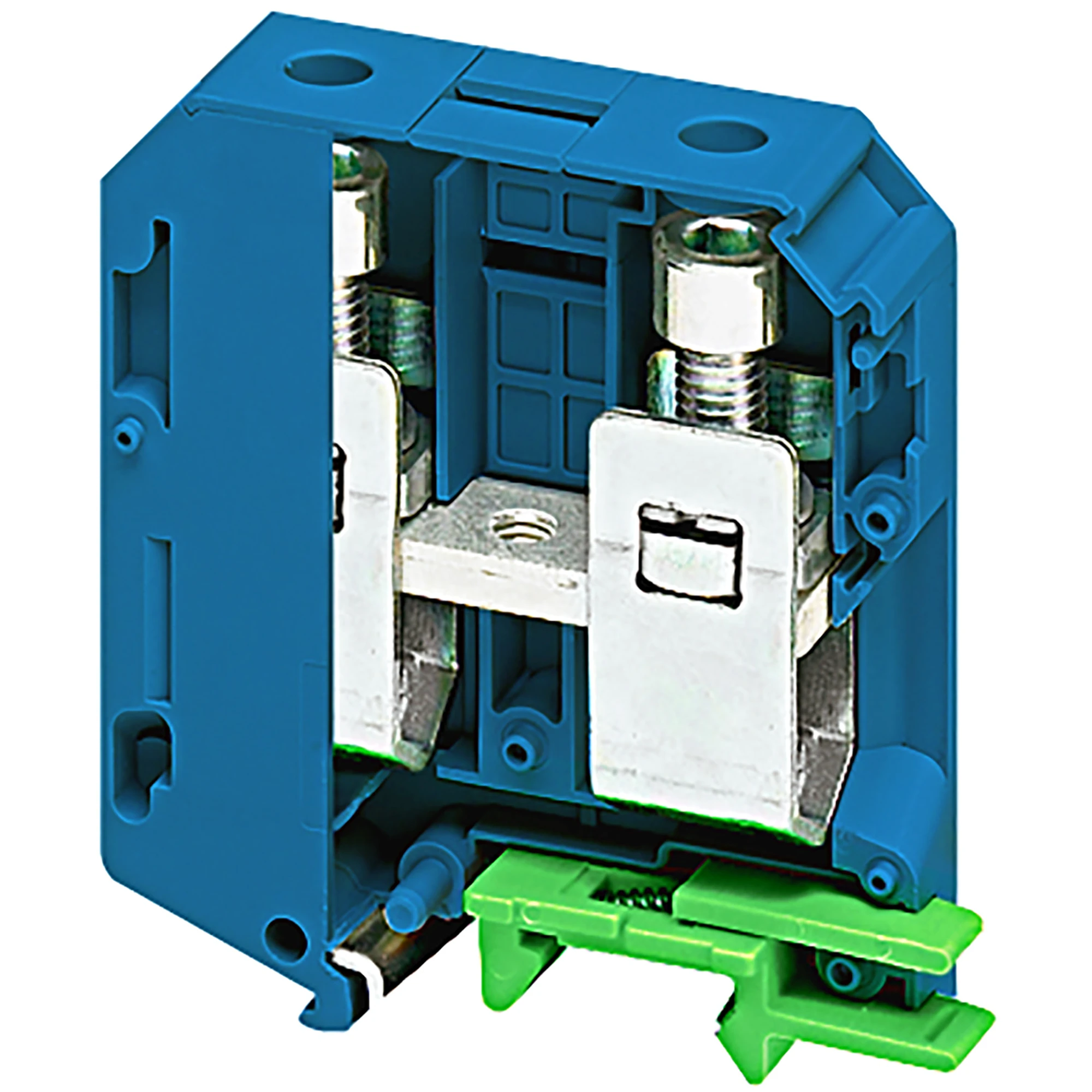Schneider Electric NSYTRV702BL SCREW CLAMP, FEED THROUGH, 2 POINTS, 70 MM², BLUE (img_001) Schneider Electric NSYTRV702BL SCREW CLAMP, FEED THROUGH, 2 POINTS, 70 MM², BLUE (img_001)