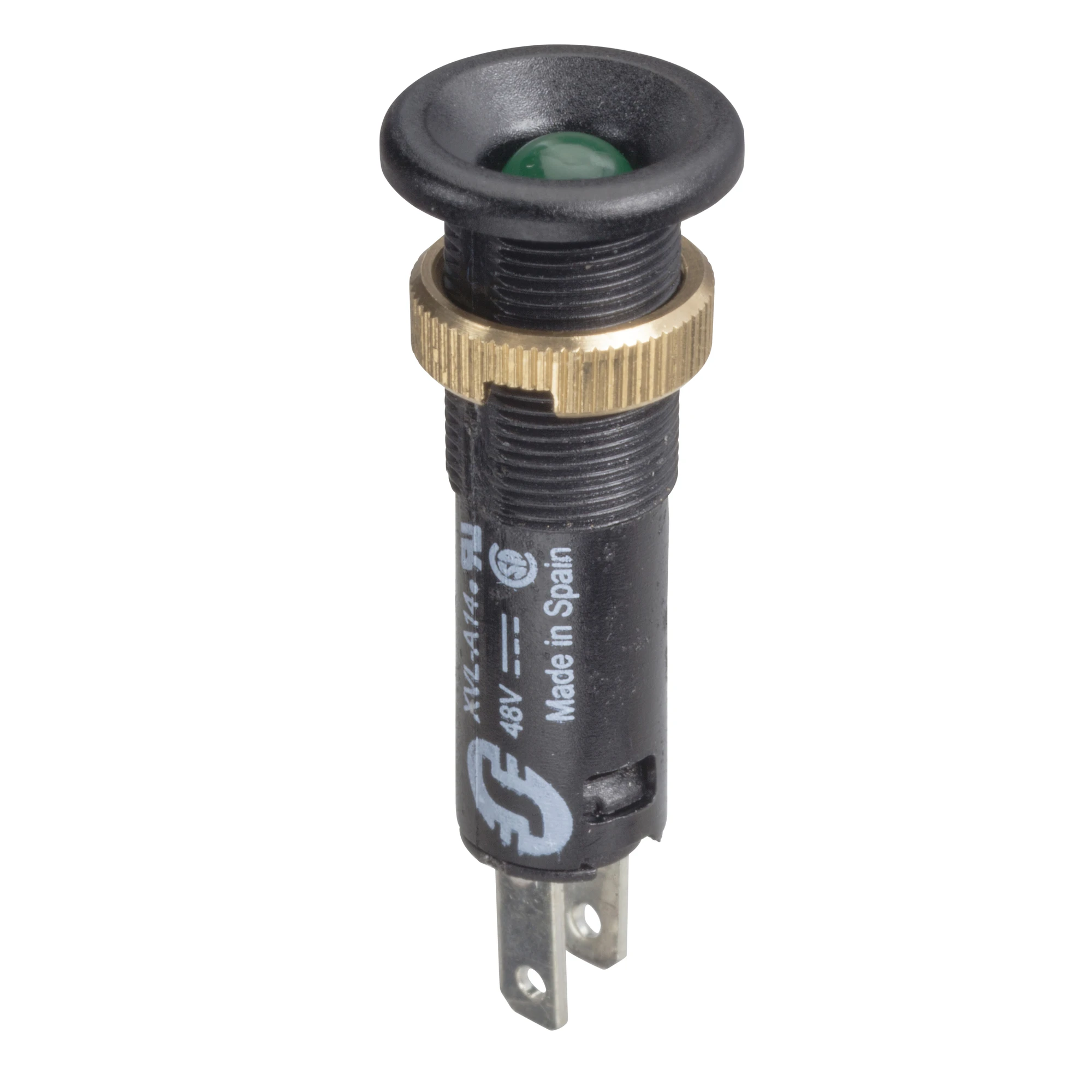 Schneider Electric XVLA123 Indicator light, Harmony XVL, 8mm, green, protruding LED, 12V DC, flat connector (img_001) Schneider Electric XVLA123 Indicator light, Harmony XVL, 8mm, green, protruding LED, 12V DC, flat connector (img_001)