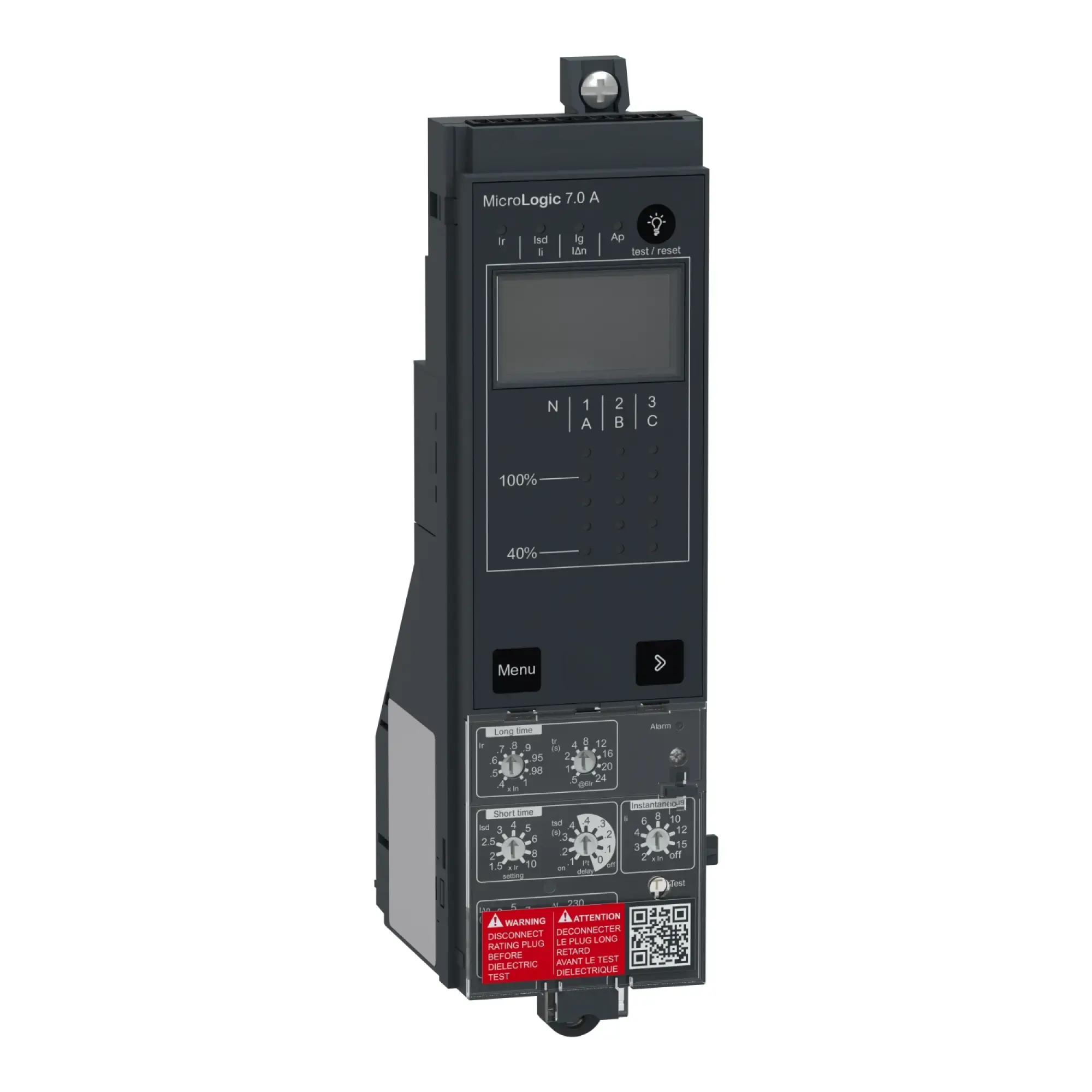 Schneider Electric C7AWM Auslöseeinheit MicroLogic 7.0A für ComPacT NS630b-NS1600 in Einschubtechnik und mit Kipphebel, selektiver und FI-Schutz (img_001) Schneider Electric C7AWM Auslöseeinheit MicroLogic 7.0A für ComPacT NS630b-NS1600 in Einschubtechnik und mit Kipphebel, selektiver und FI-Schutz (img_001)