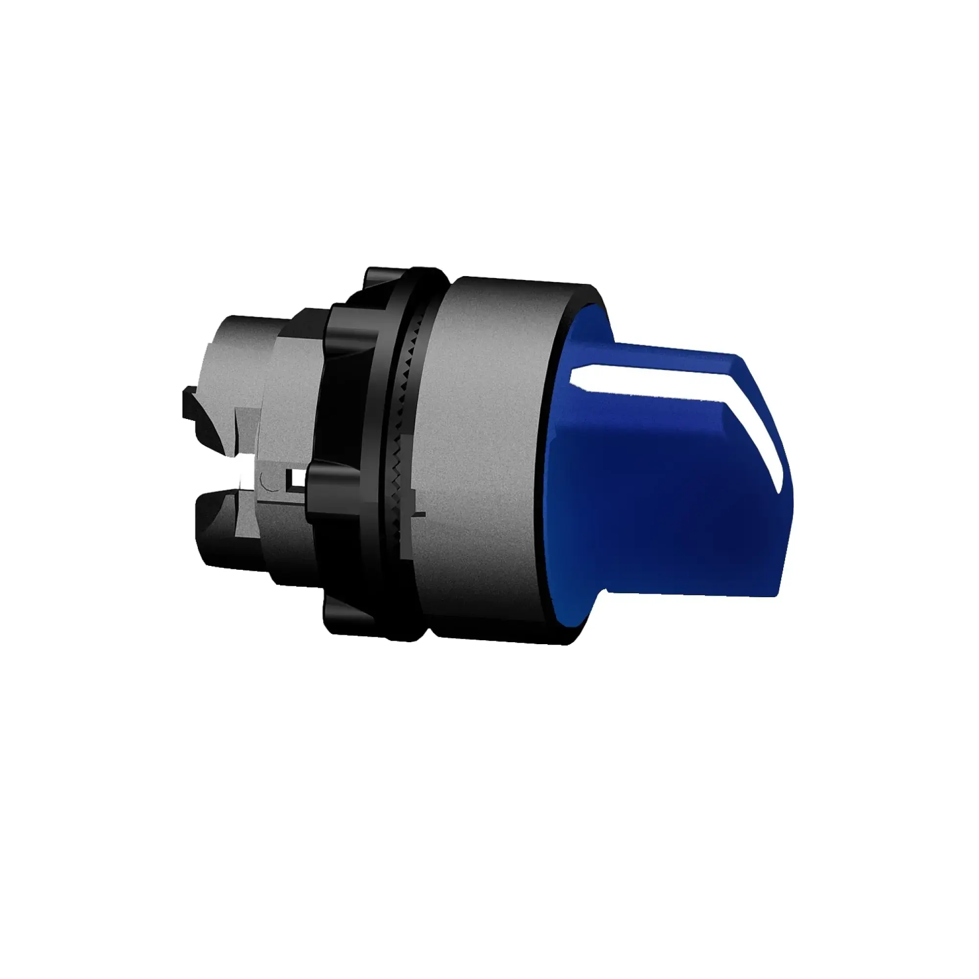 Schneider Electric ZB5AD306 Selector switch, front element, Harmony XB5, plastic, 22mm, blue, 3 positions, latching (img_002)
