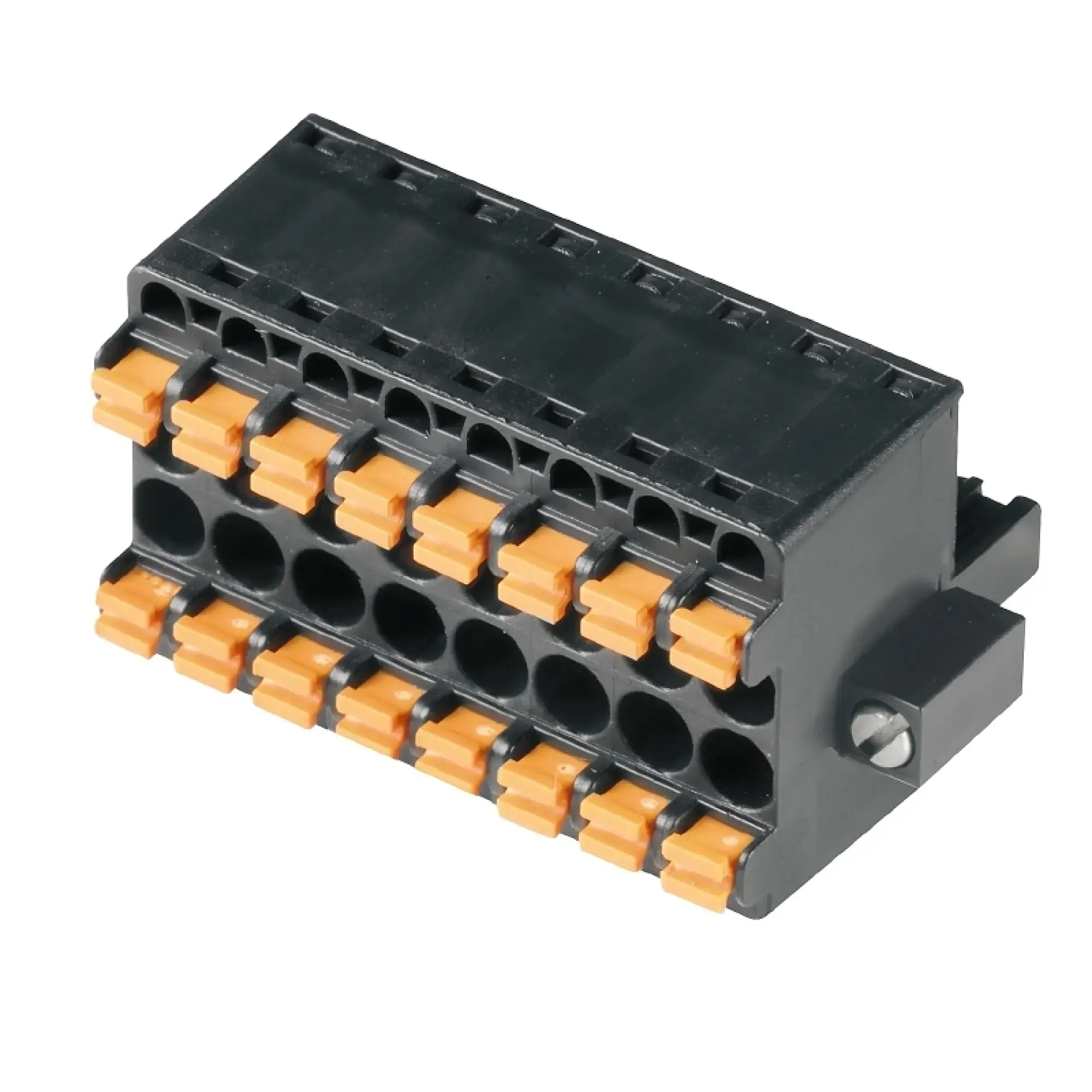 Weidmüller 1001000000 PCB connector (wire connection), 320 V, 20.8 A, Pitch in mm: 5.08, 3.31 mm², Number of poles: 8, PUSH IN with actuator, Box (img_001)
