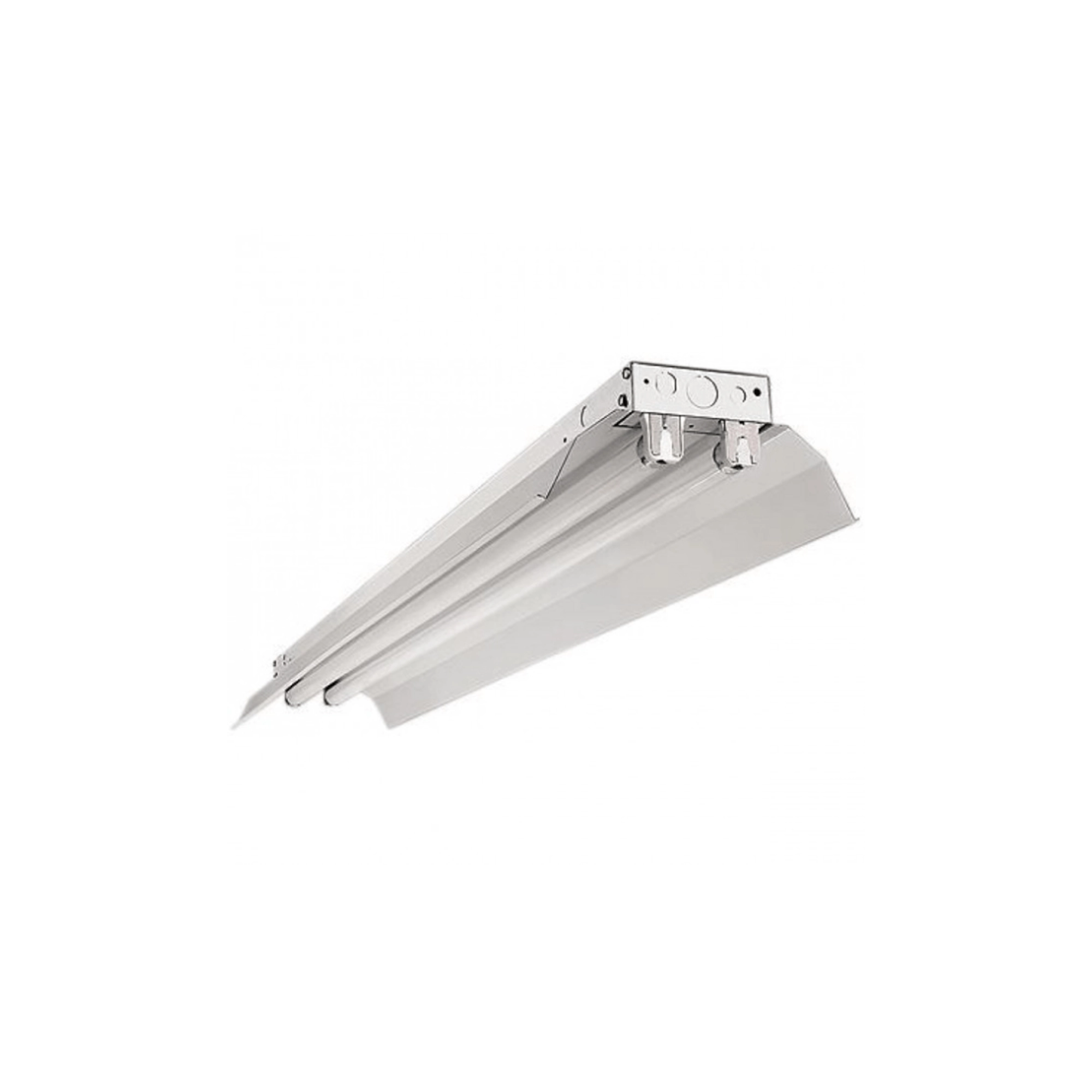 WSU Lights LED IP22 Leuchte Refelktor für 2 T8 Röhre - 1230x160x68mm - IP22 WSU Lights LED IP22 Leuchte Refelktor für 2 T8 Röhre - 1230x160x68mm - IP22