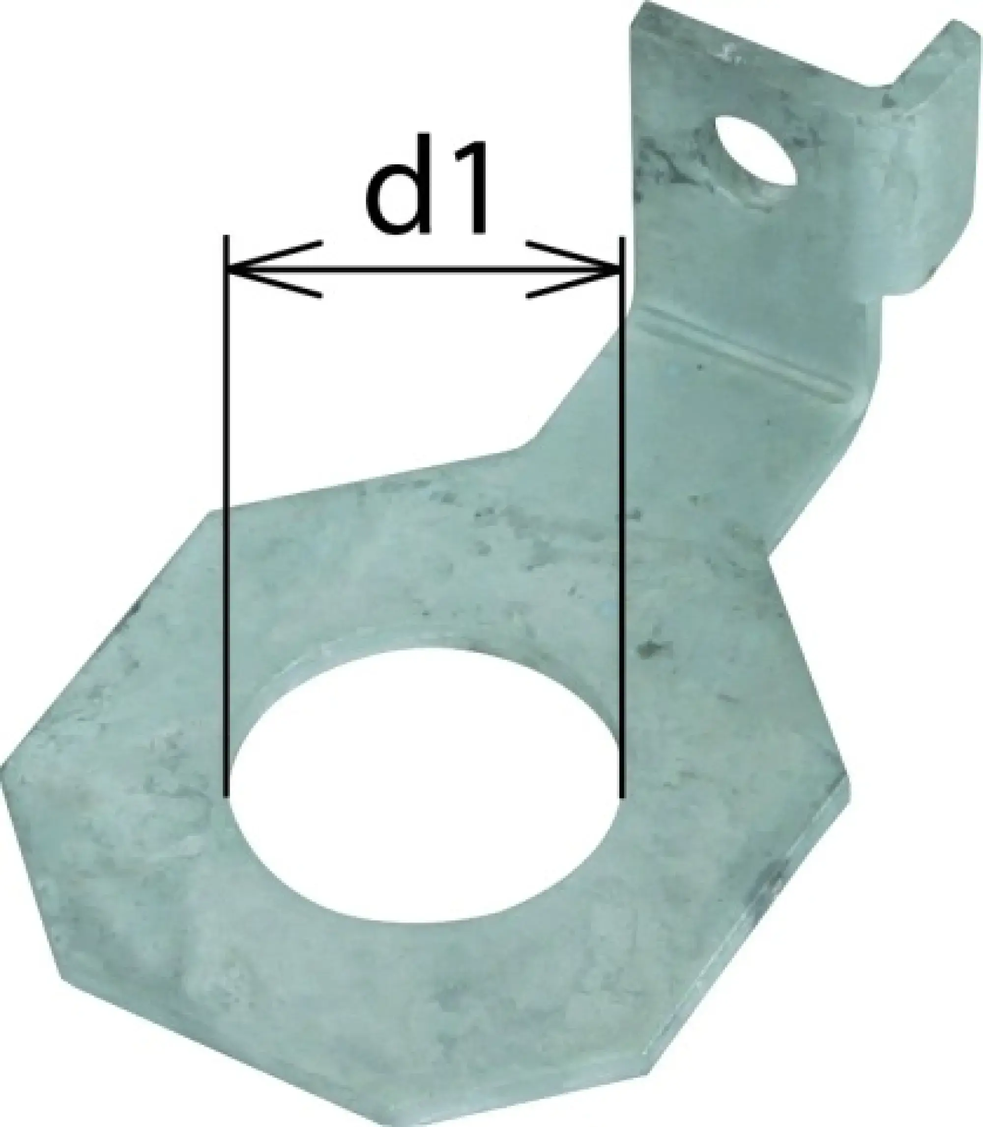 Dehn 923333 Connection bracket IF1 angled bore diameter d1 33 mm (img_001)