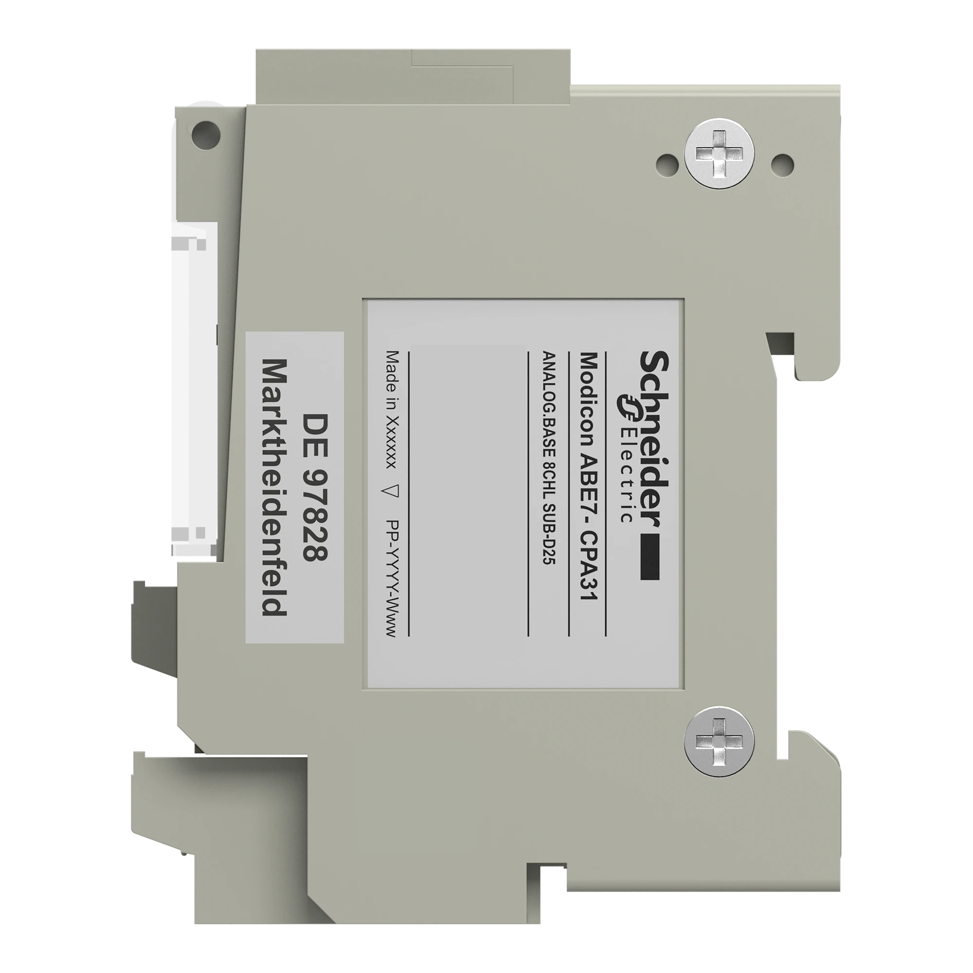 Schneider Electric ABE7CPA31 Terminal block ABE7, for converting 8 analog input channels (img_005) Schneider Electric ABE7CPA31 Terminal block ABE7, for converting 8 analog input channels (img_005)
