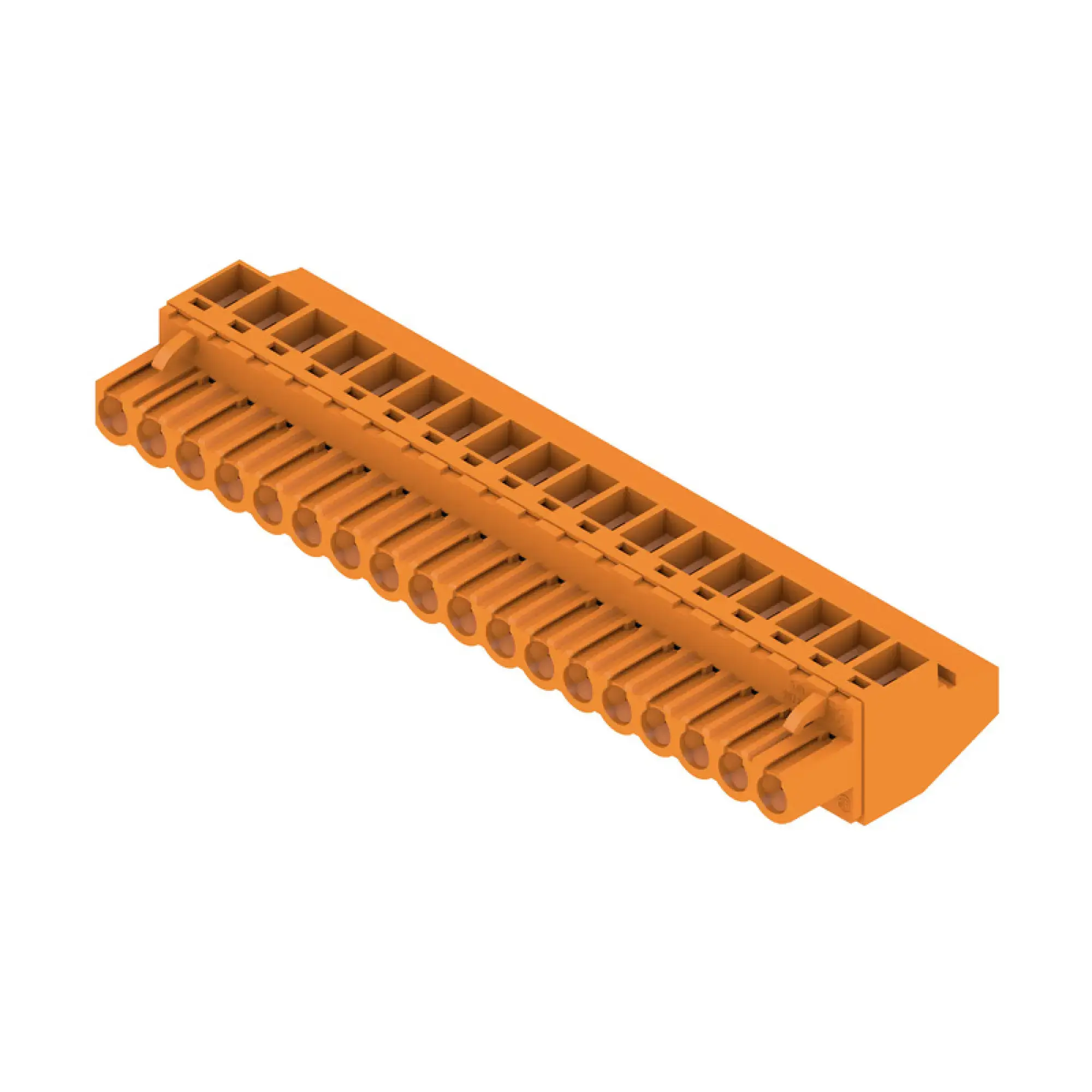 Weidmüller 1948170000 PCB connector (wire connection), 320 V, 23 A, Pitch in mm: 5.08, 4 mm², Number of poles: 18, Clamping yoke connection, Box (img_001)