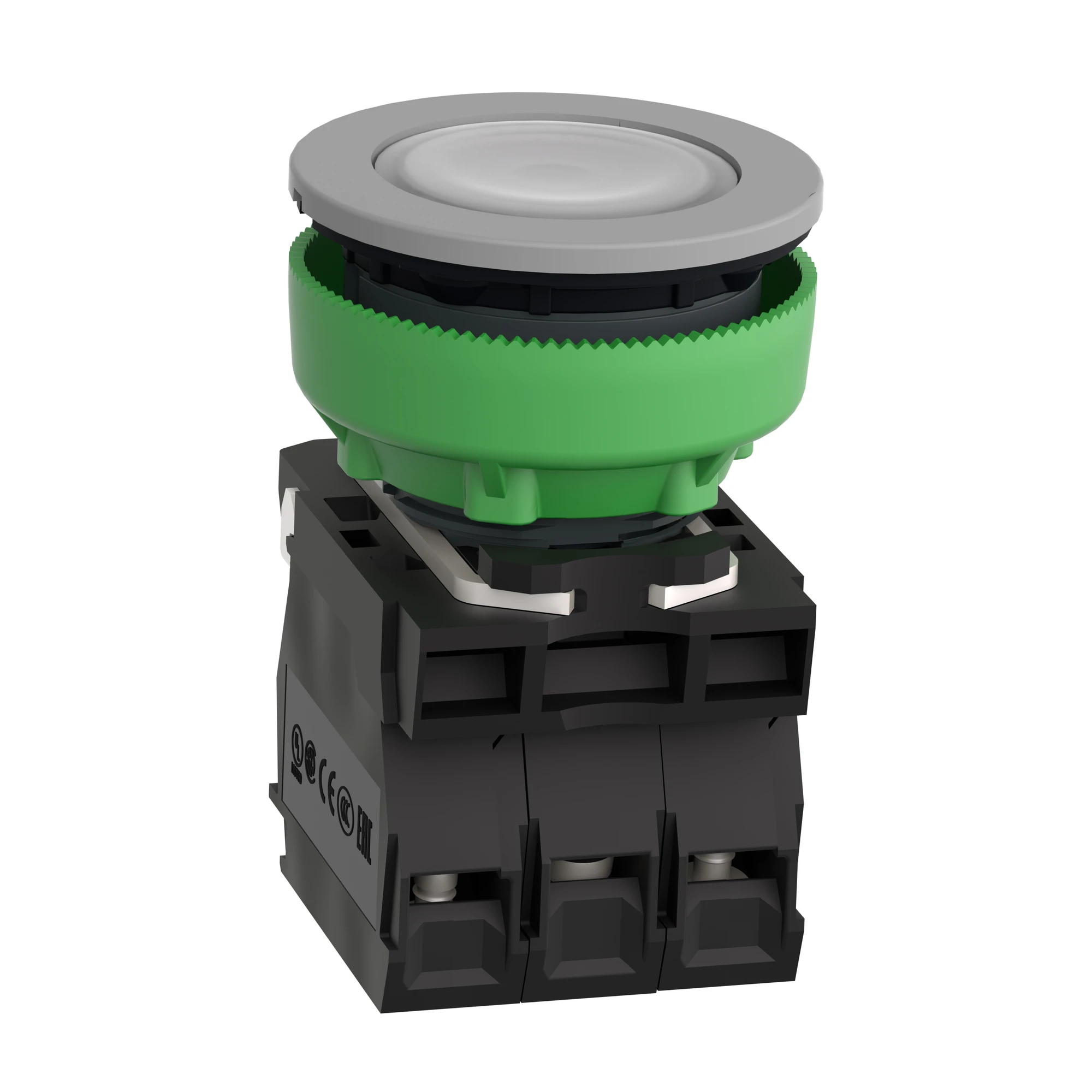 Schneider Electric XB5FW31M5C0 Illuminated push-button, Harmony XB5F, plastic, antimicrobial, light grey, white, 30mm, universal LED, 1NO + 1NC, 230-240V AC (img_007) Schneider Electric XB5FW31M5C0 Illuminated push-button, Harmony XB5F, plastic, antimicrobial, light grey, white, 30mm, universal LED, 1NO + 1NC, 230-240V AC (img_007)