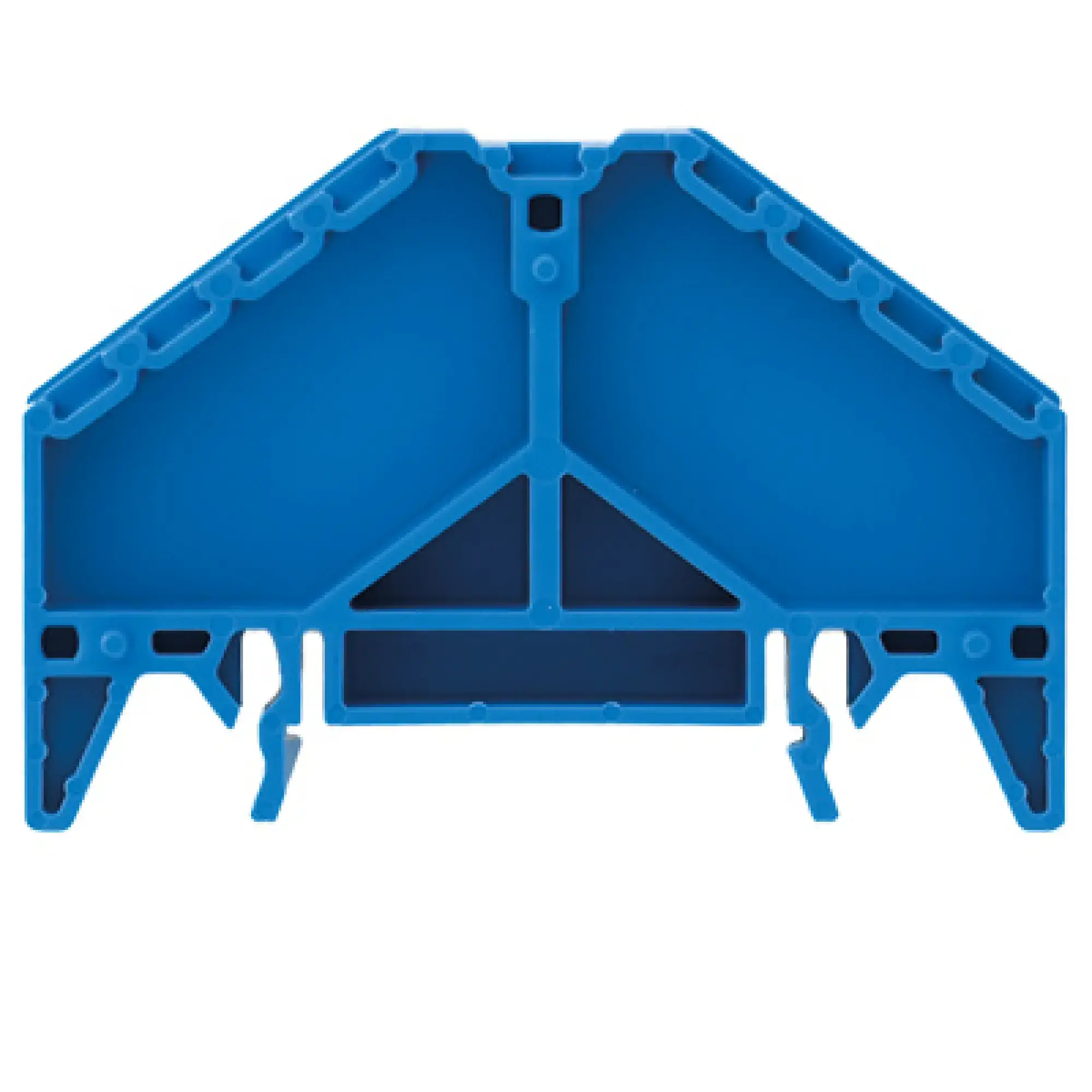 Weidmüller 1267990000 Marker holder (terminal), P-series, Number of levels: 4, TS 35 x 7.5, blue (img_001)