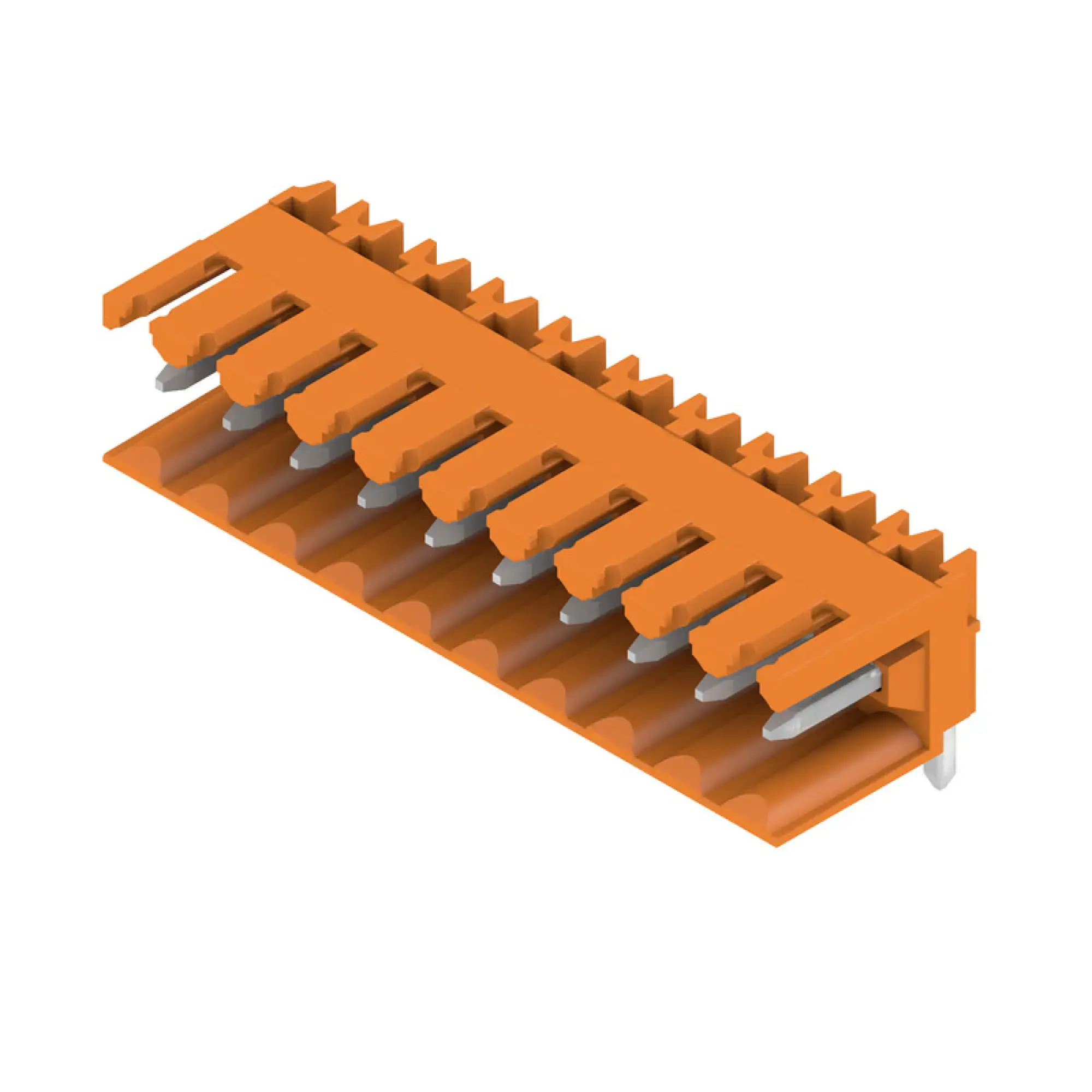 Weidmüller 1597290000 PCB connector (board connection), 160 V, 17 A, Pitch in mm: 3.50, Number of poles: 10, THT solder connection, Box (img_001)