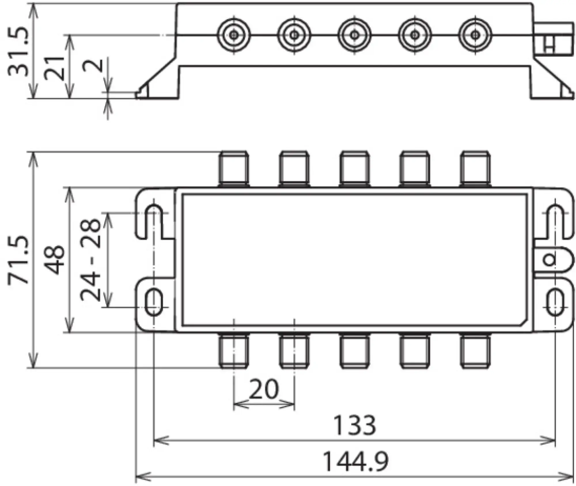 Dehn 909706 Five-channel surge arrester DEHNgate for 75 Ohm TV and SAT systems (img_004) Dehn 909706 Five-channel surge arrester DEHNgate for 75 Ohm TV and SAT systems (img_004)