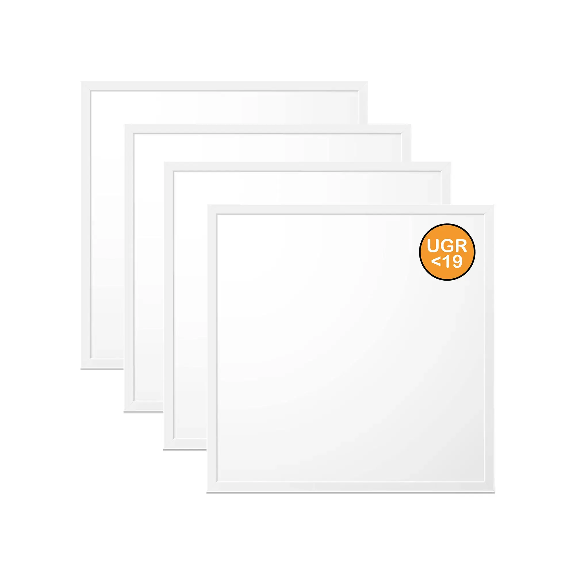 WSU Lights WS000001528-4 4-pack LED Panel, 62x62, neutral white 4000K, 40W, 4400lm, UGR WSU Lights WS000001528-4 4-pack LED Panel, 62x62, neutral white 4000K, 40W, 4400lm, UGR