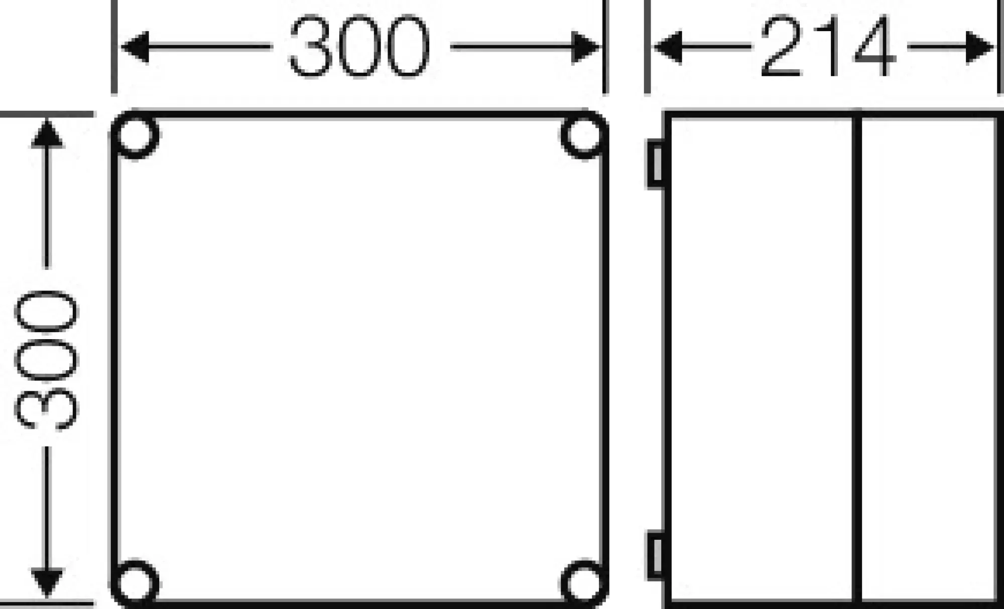 Hensel 2000002 Mi-Leergehäuse, Einbaumaße 275x275x191mm, transparenter Deckel Mi 0210 (img_002) Hensel 2000002 Mi-Leergehäuse, Einbaumaße 275x275x191mm, transparenter Deckel Mi 0210 (img_002)