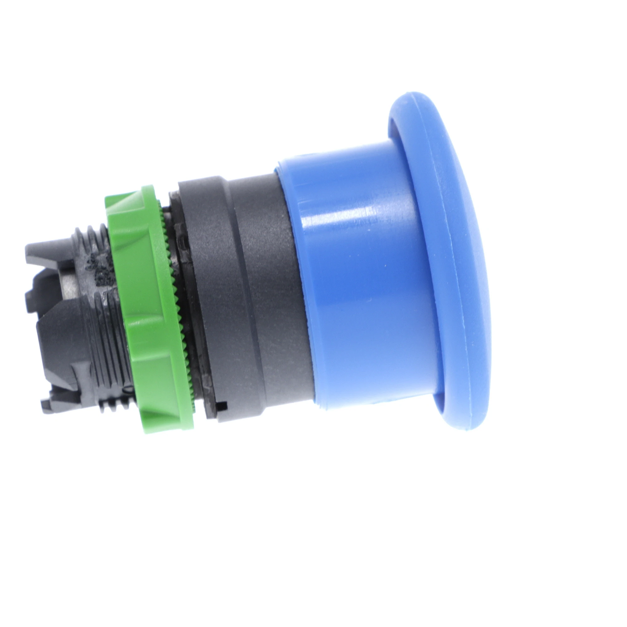 Schneider Electric ZB5AC6 Mushroom Pushbutton, Front Element, Harmony XB5, Plastic, 22mm, blue, Mushroom 40mm, blank, momentary (img_003)
